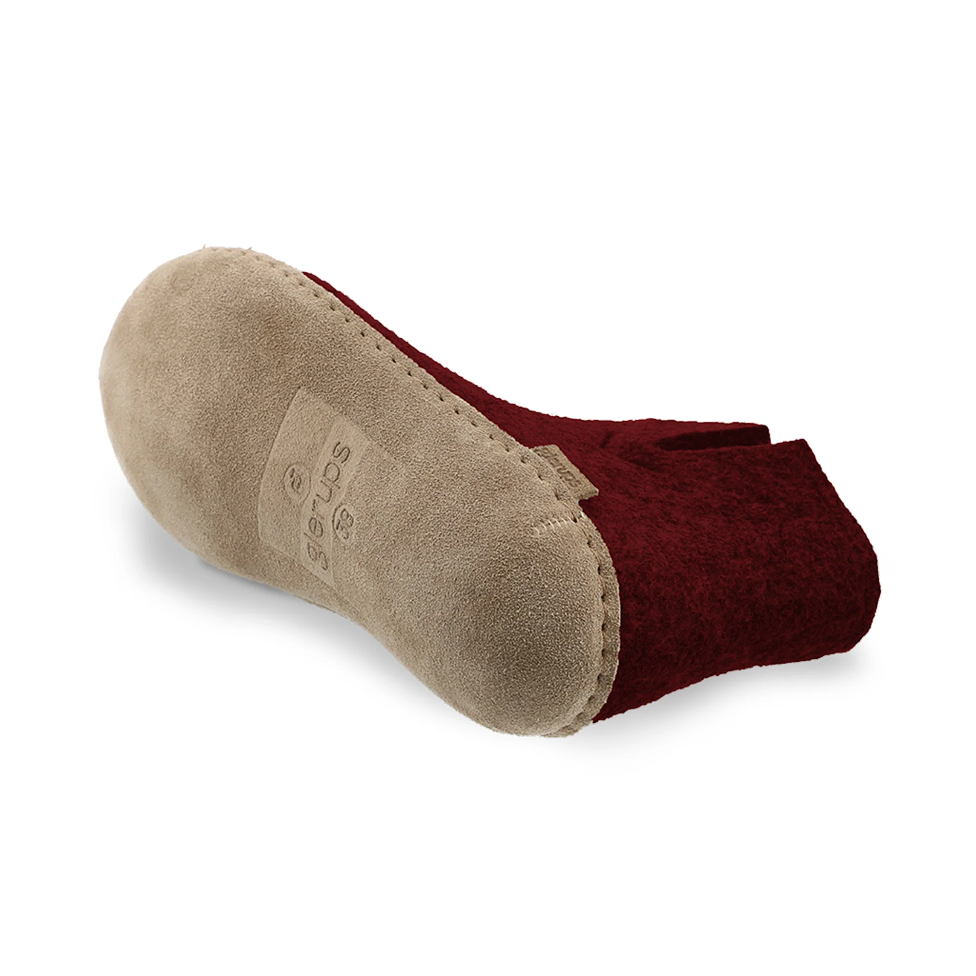 Boot with leather sole - Beet - Image 6