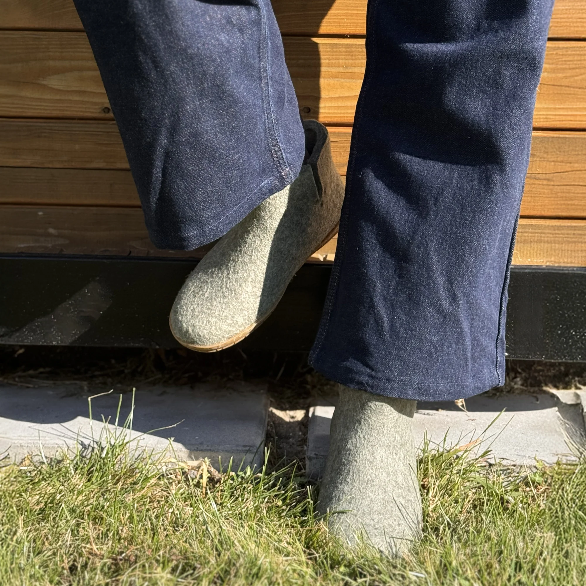 Boot with natural rubber sole - honey - Moss - Image 2