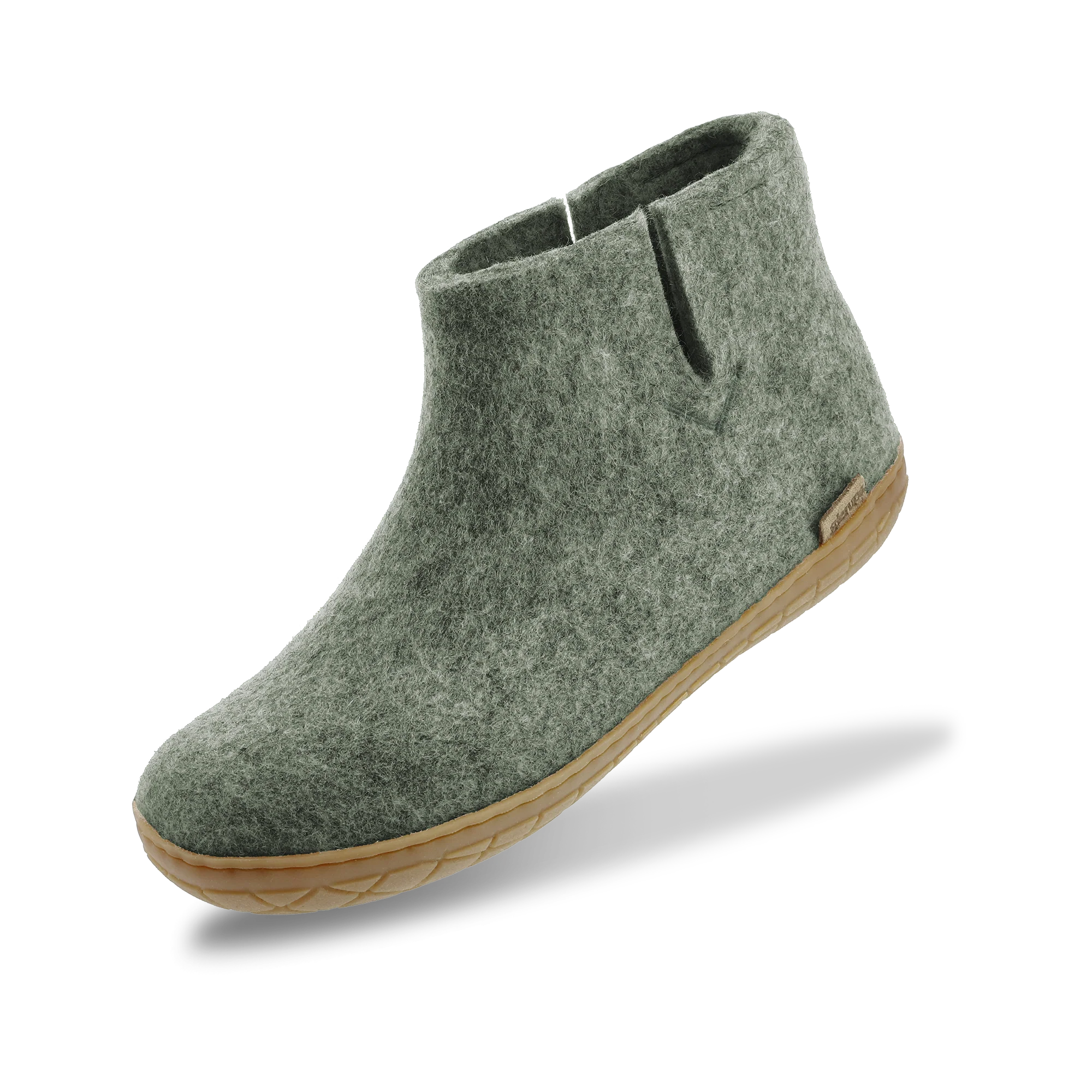 Boot with natural rubber sole - honey - Moss - Image 3