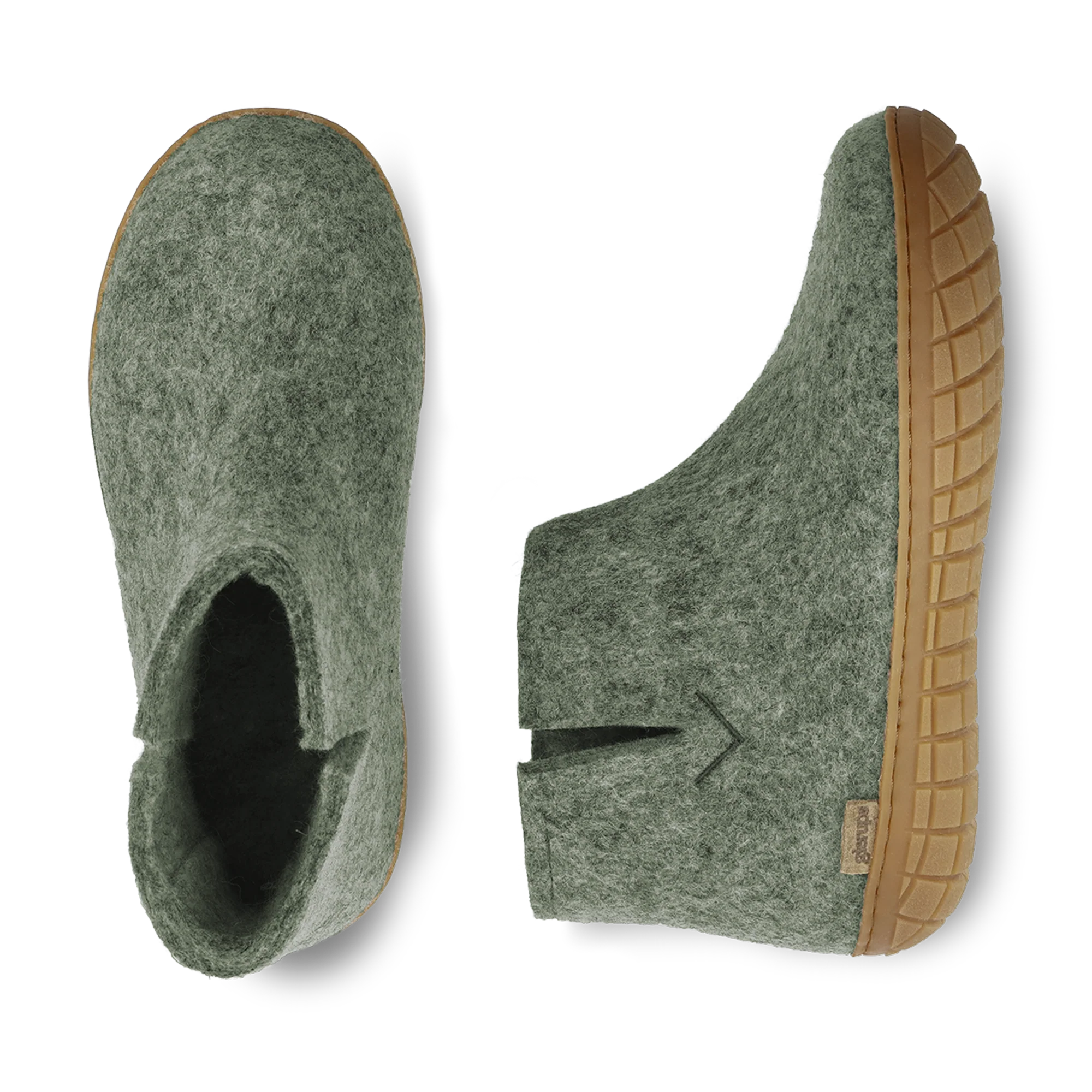 Boot with natural rubber sole - honey - Moss - Image 4