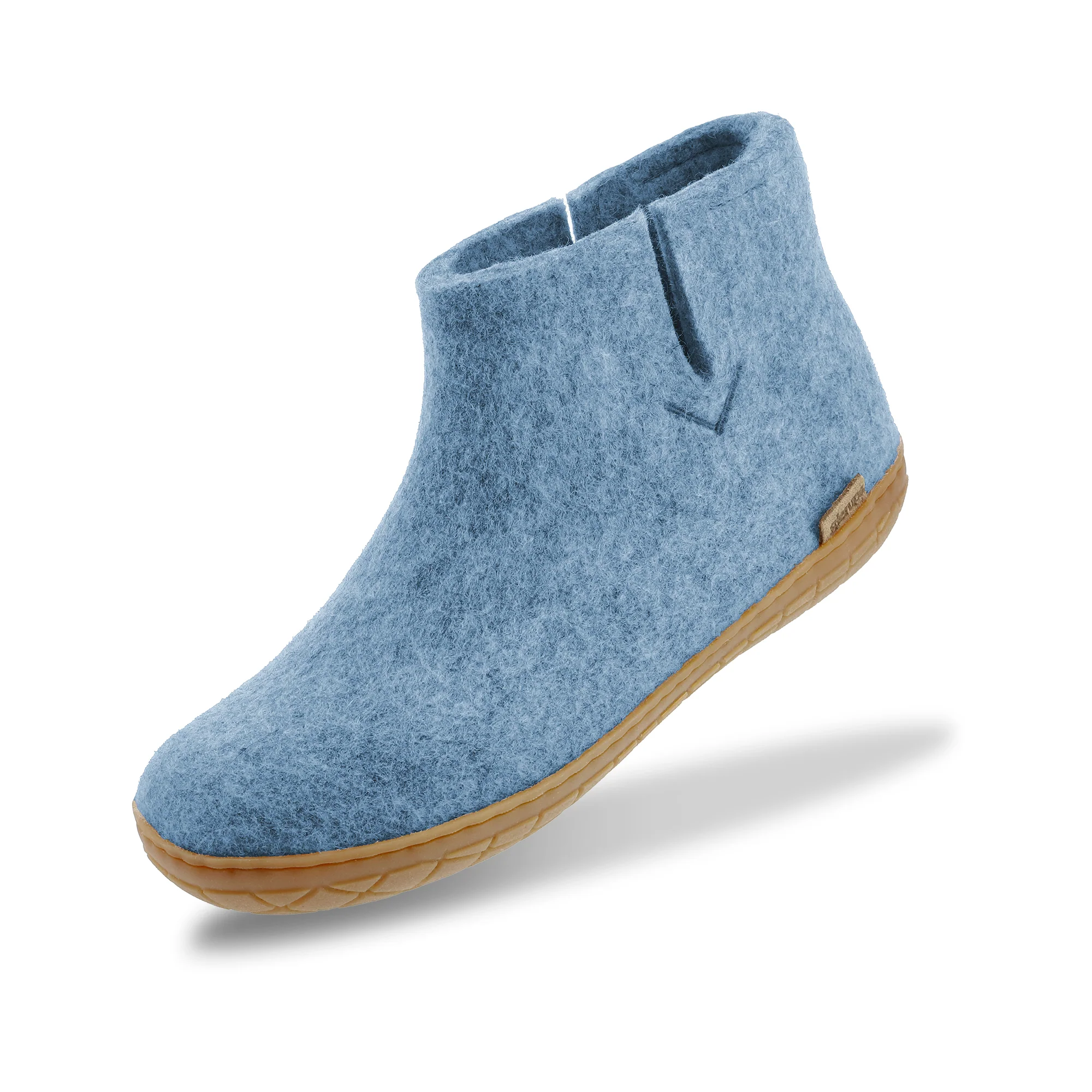 Boot with natural rubber sole - honey - Sky - Image 2