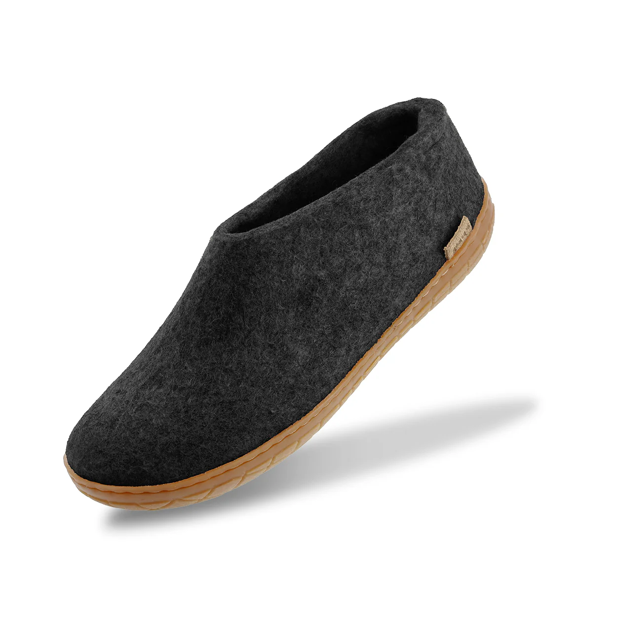 Shoe with natural rubber sole - honey - Charcoal - Image 4
