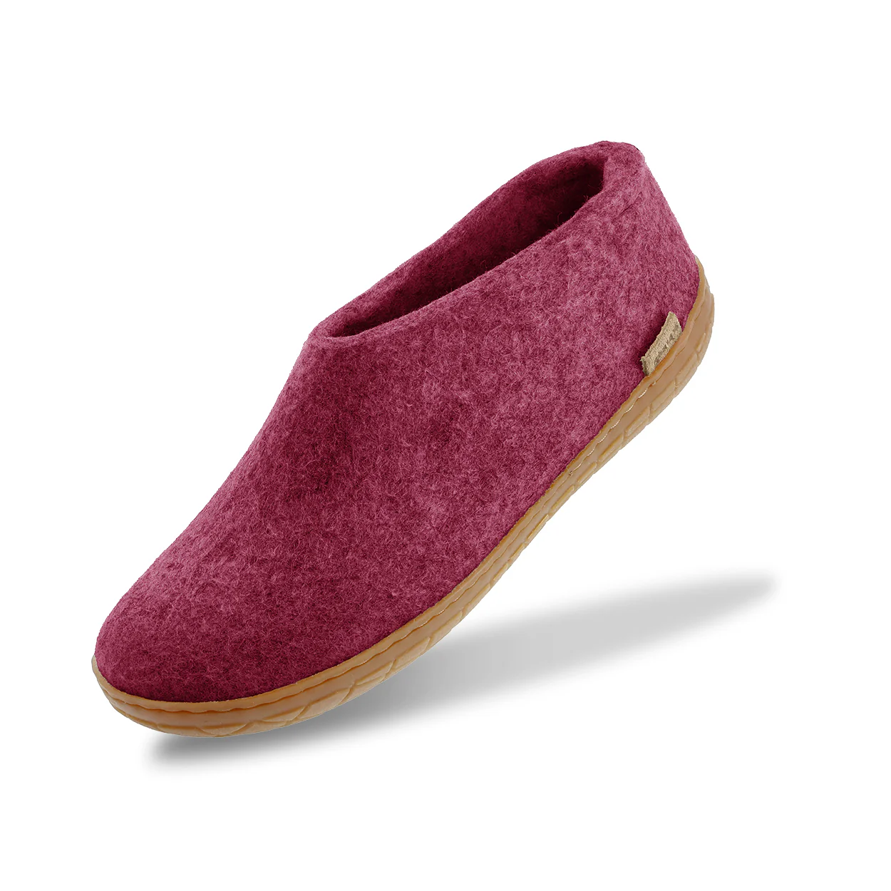 Shoe with natural rubber sole - honey - Cranberry - Image 4