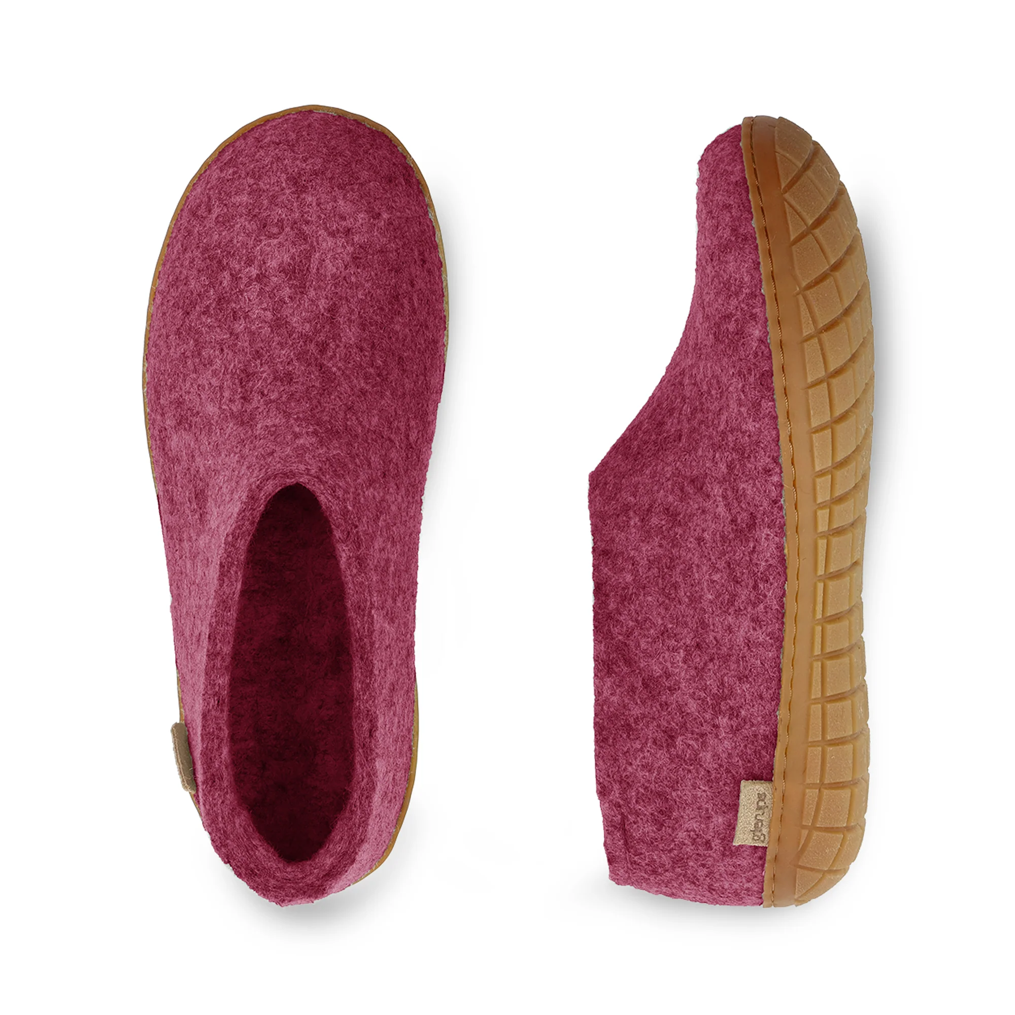 Shoe with natural rubber sole - honey - Cranberry - Image 5