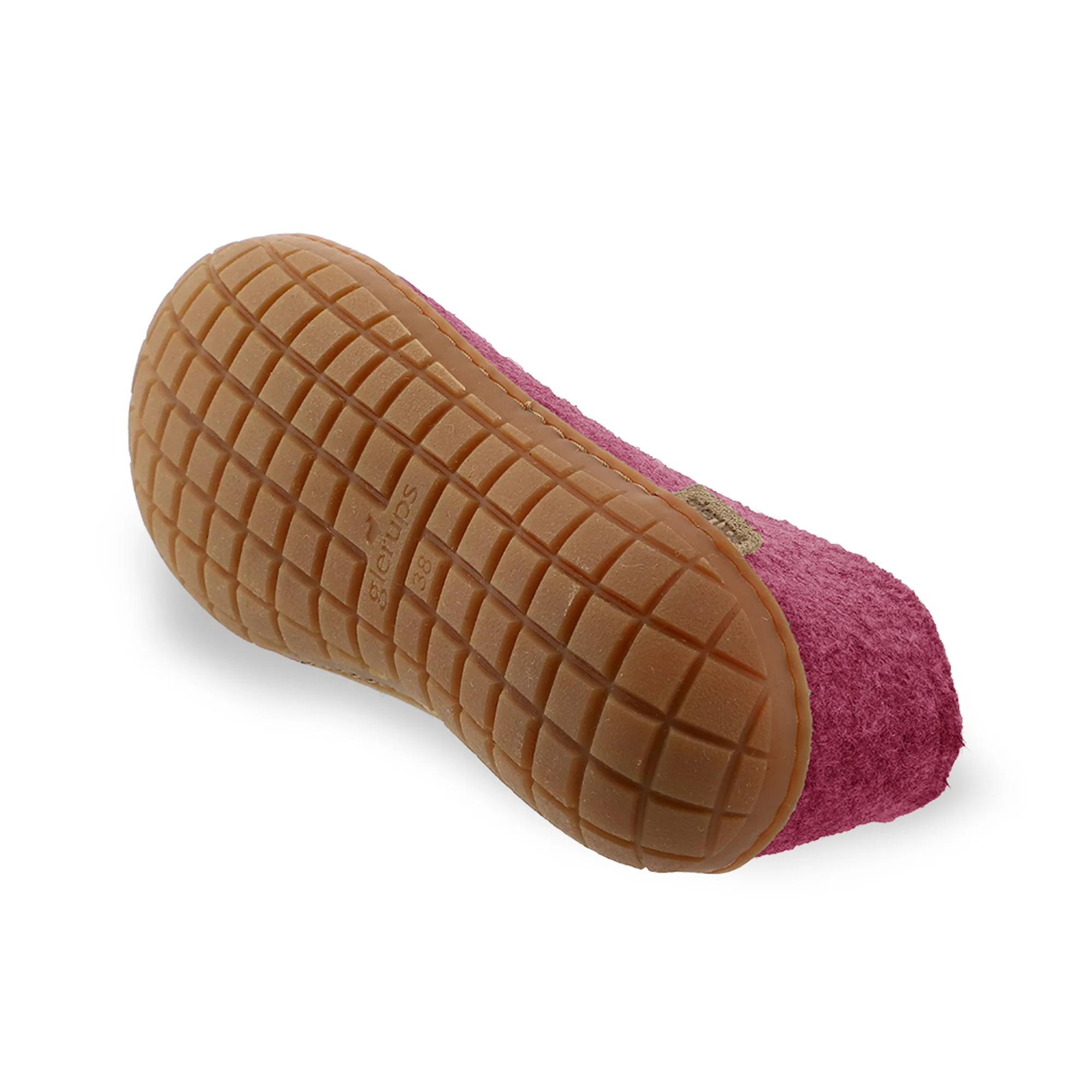 Shoe with natural rubber sole - honey - Cranberry - Image 6