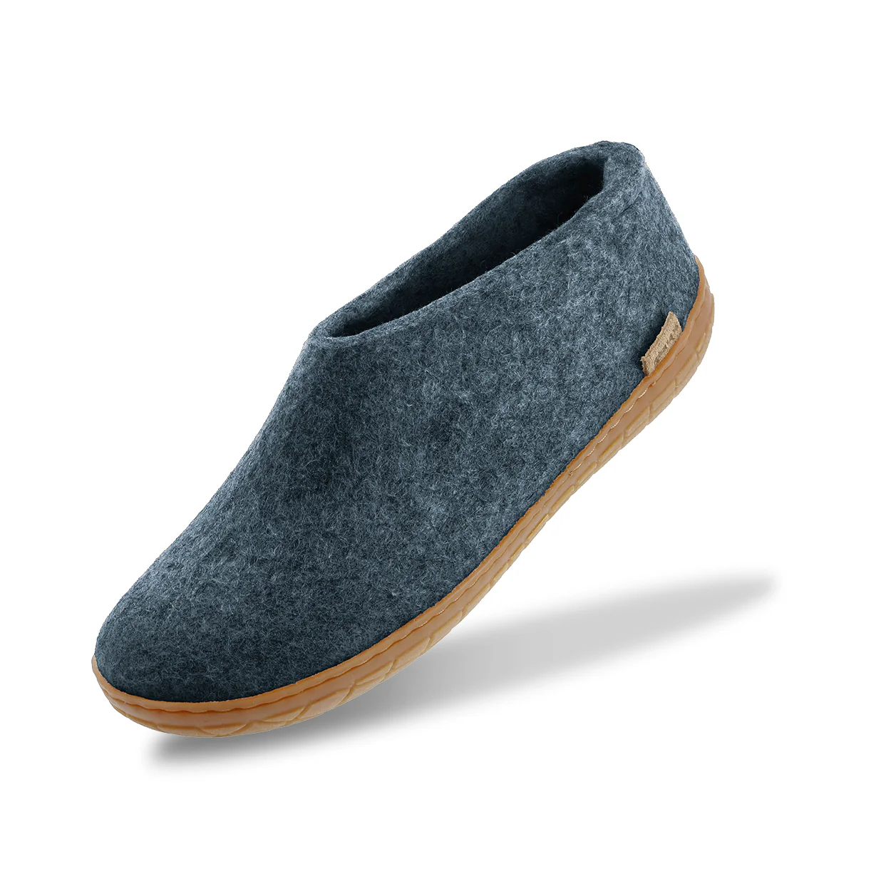 Shoe with natural rubber sole - honey - Denim - Image 3