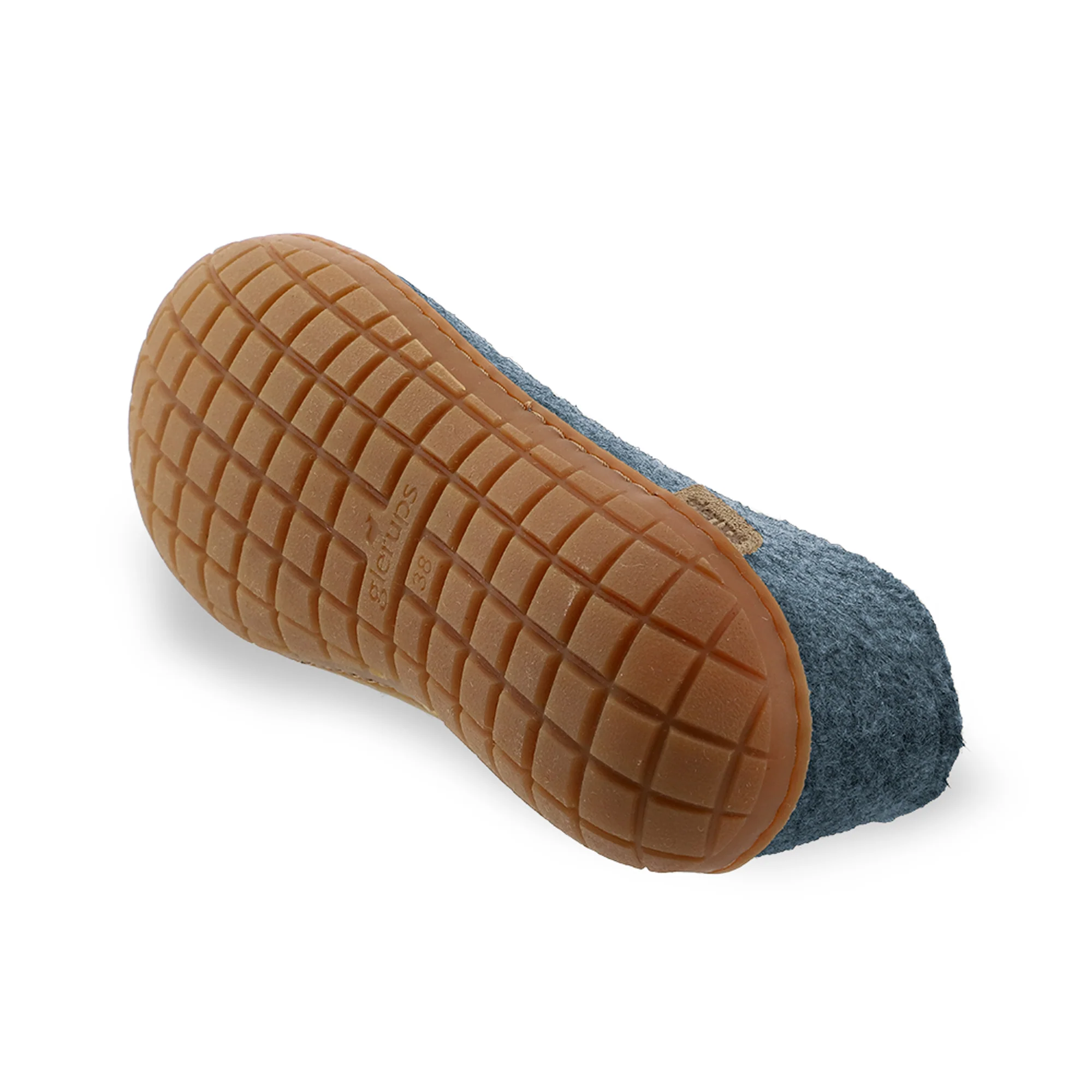 Shoe with natural rubber sole - honey - Denim - Image 5