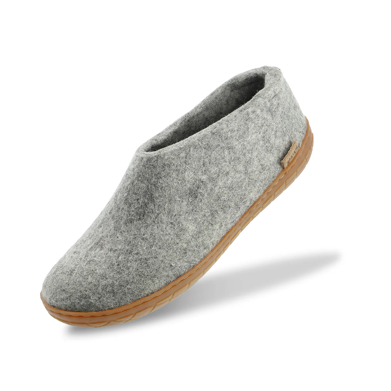 Shoe with natural rubber sole - honey - Grey - Image 4