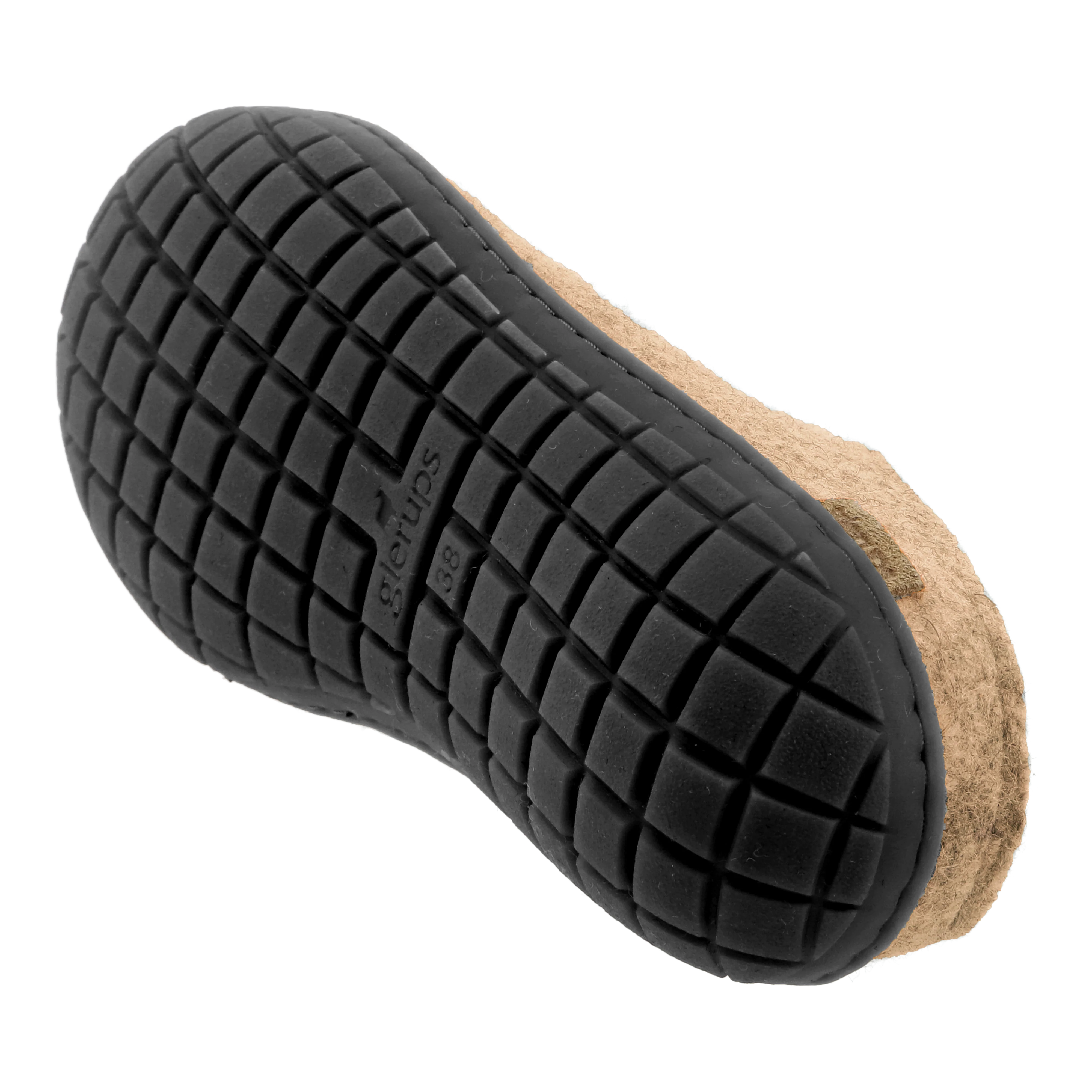 Slip-on with natural rubber sole - black - Sand - Image 4