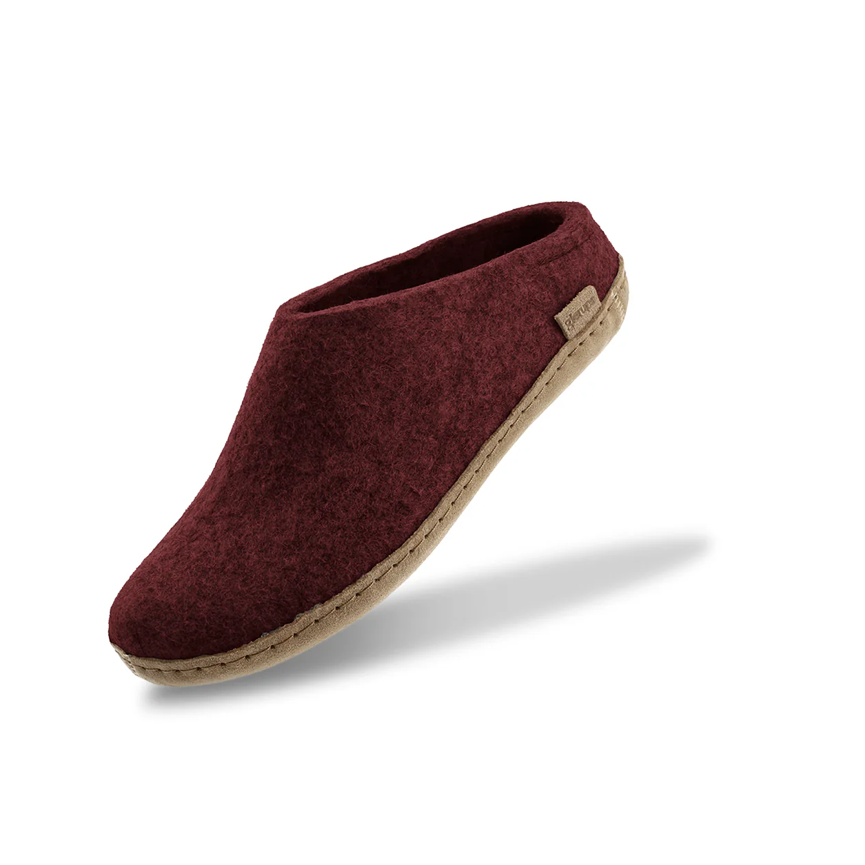 Slip-on with leather sole - Beet - Image 4