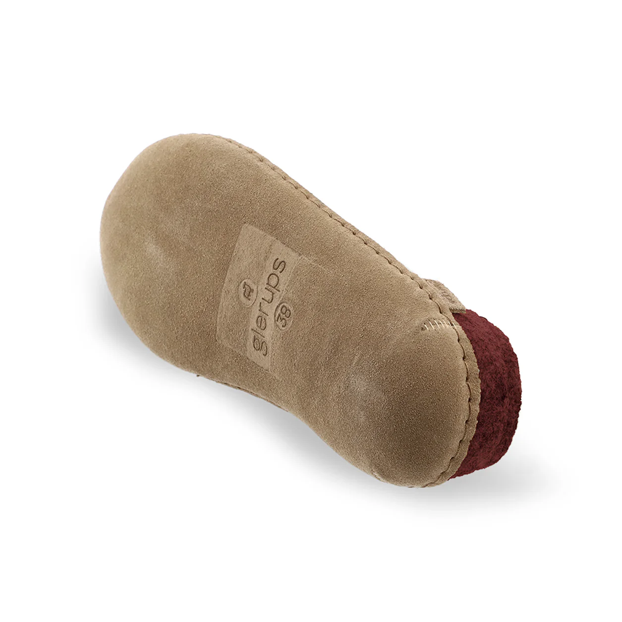 Slip-on with leather sole - Beet - Image 6
