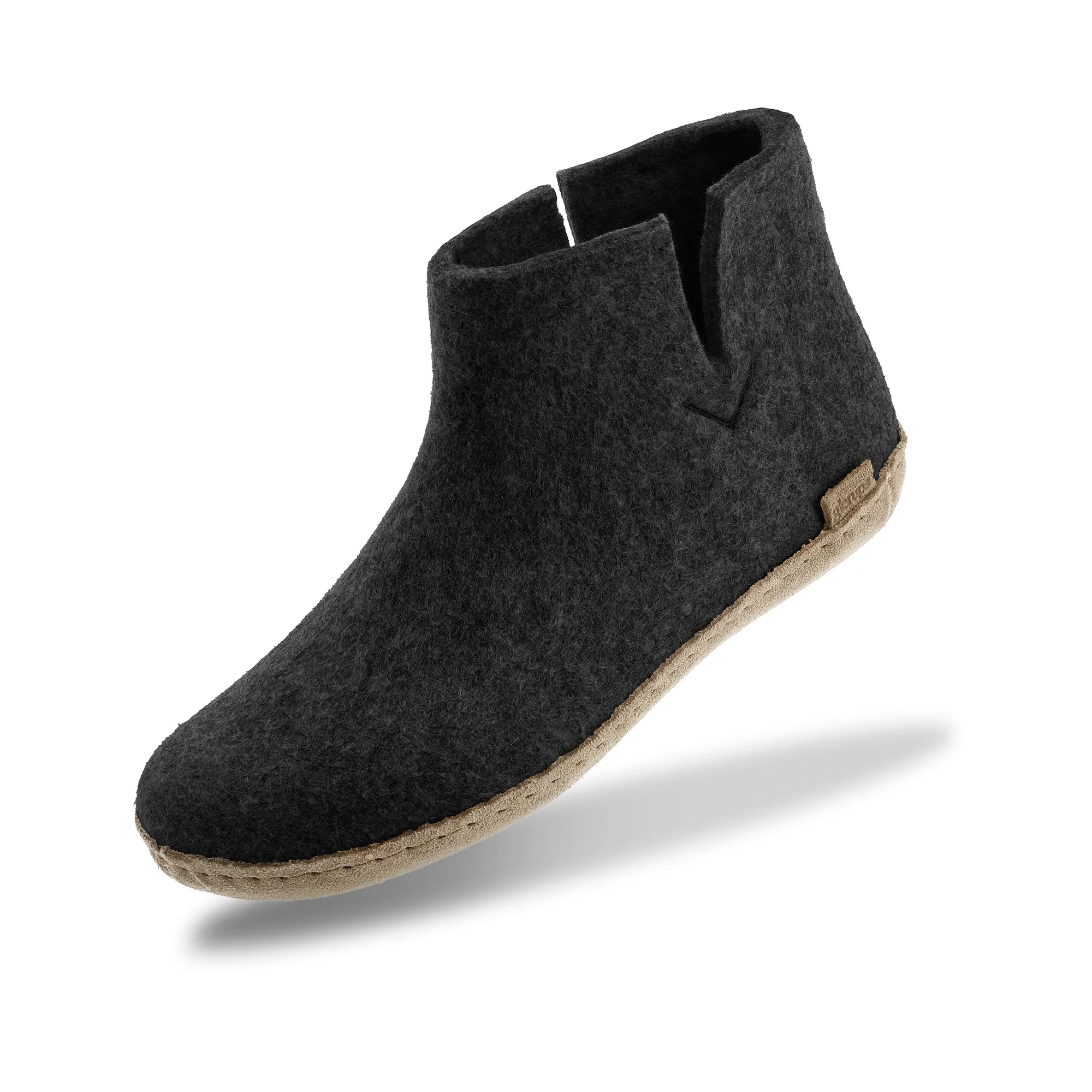 Boot with leather sole - Charcoal - Image 4