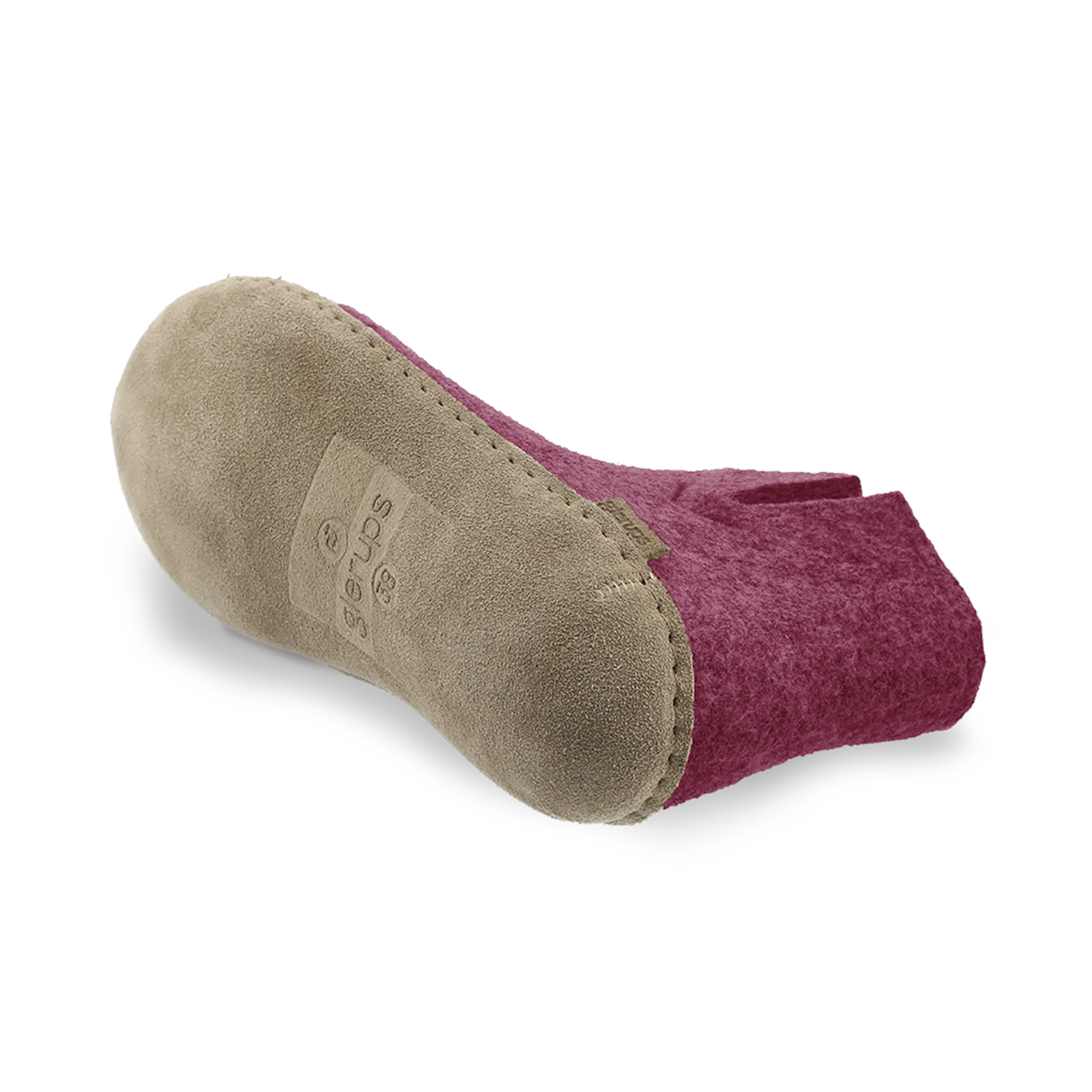 Boot with leather sole - Cranberry - Image 6