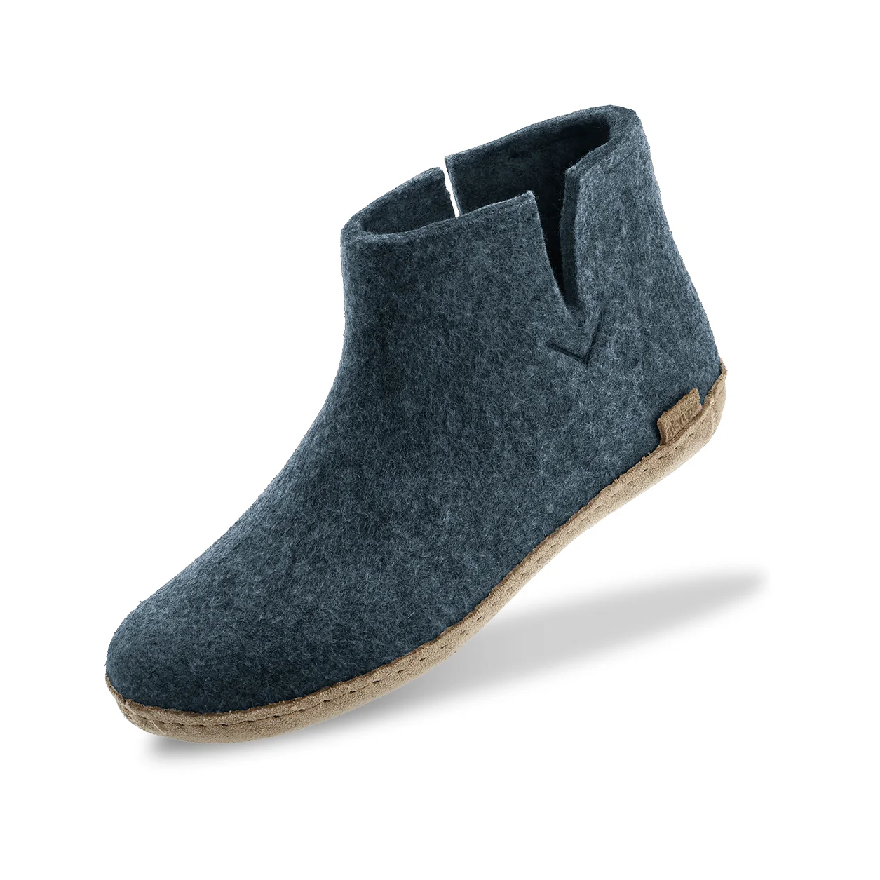 Boot with leather sole - Denim - Image 4