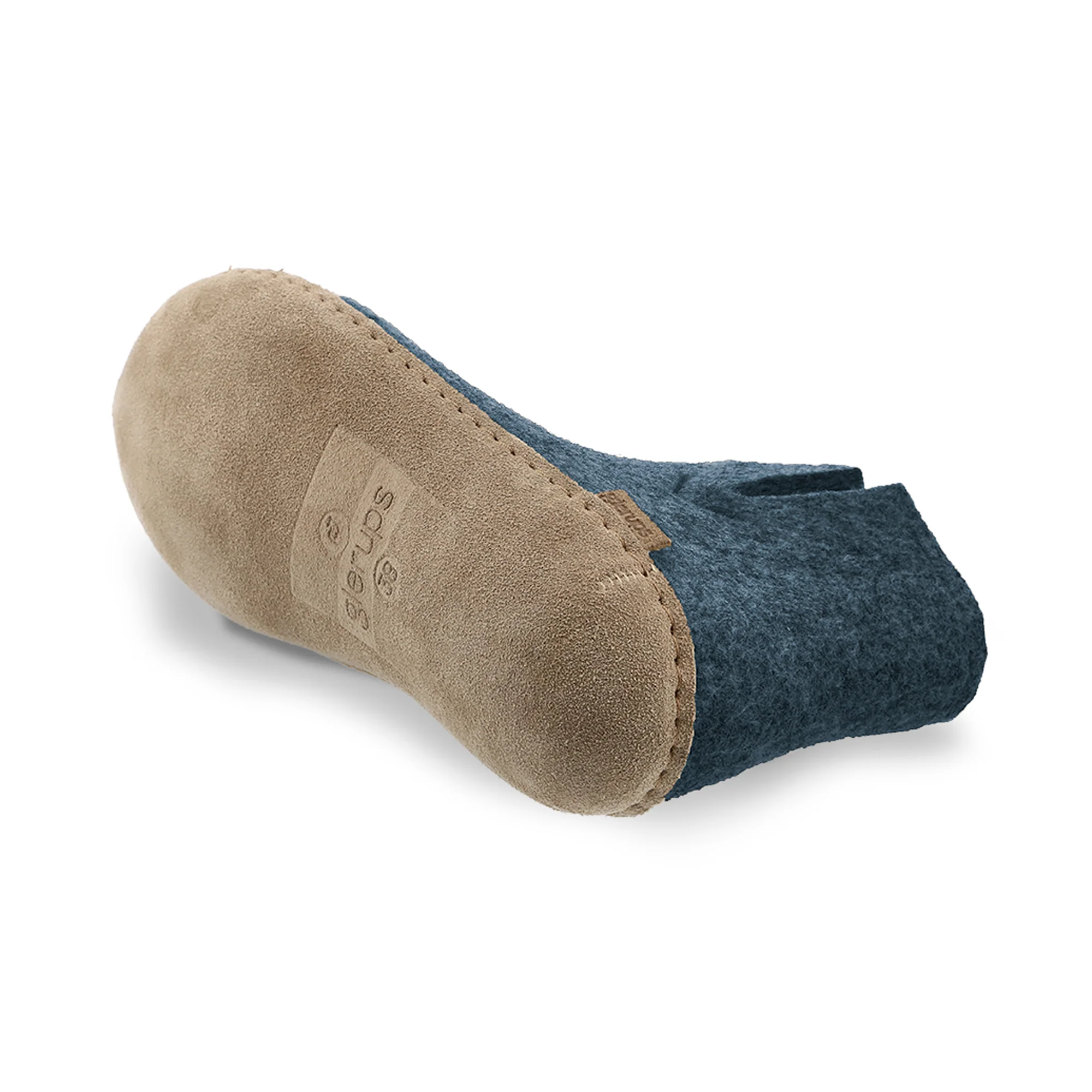 Boot with leather sole - Denim - Image 6