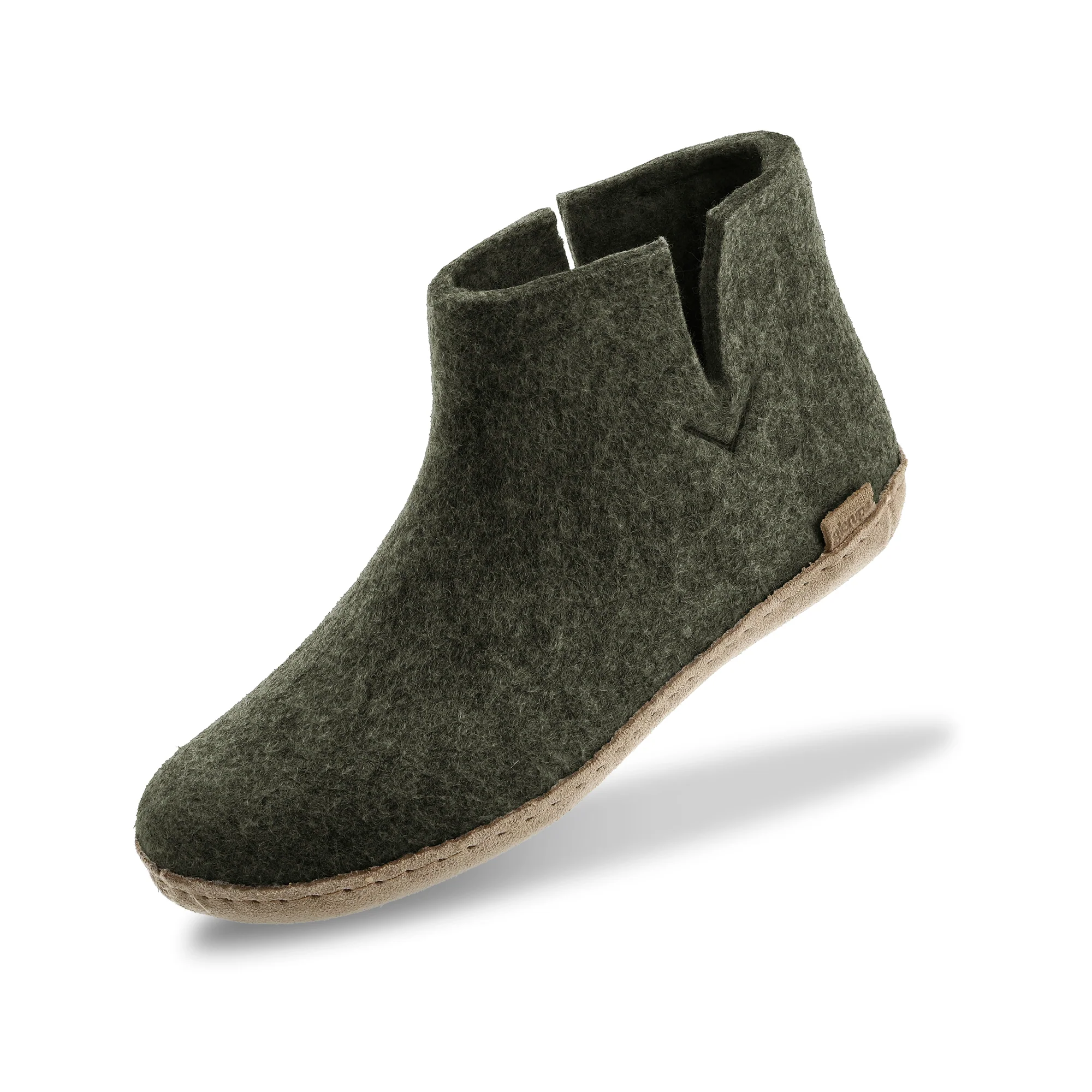Boot with leather sole - Forest - Image 4