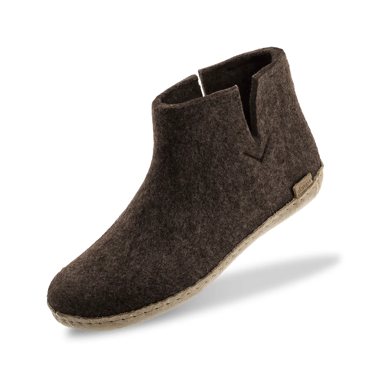 Boot with leather sole - Chestnut - Image 4