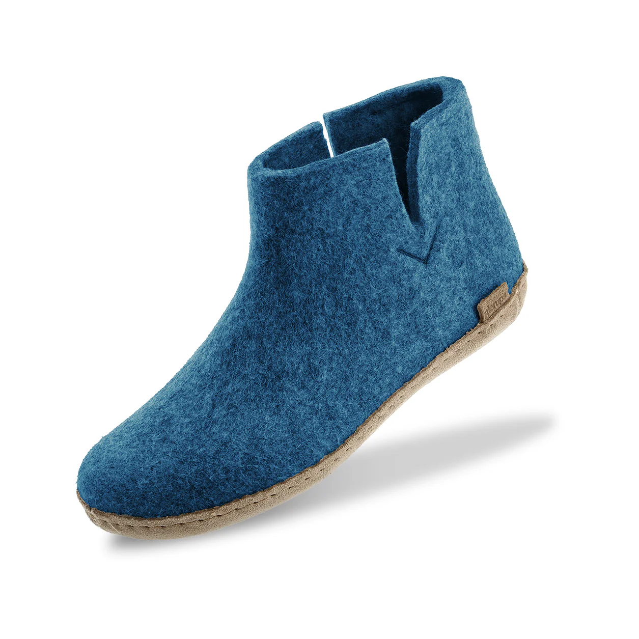 Boot with leather sole - Petrol - Image 3