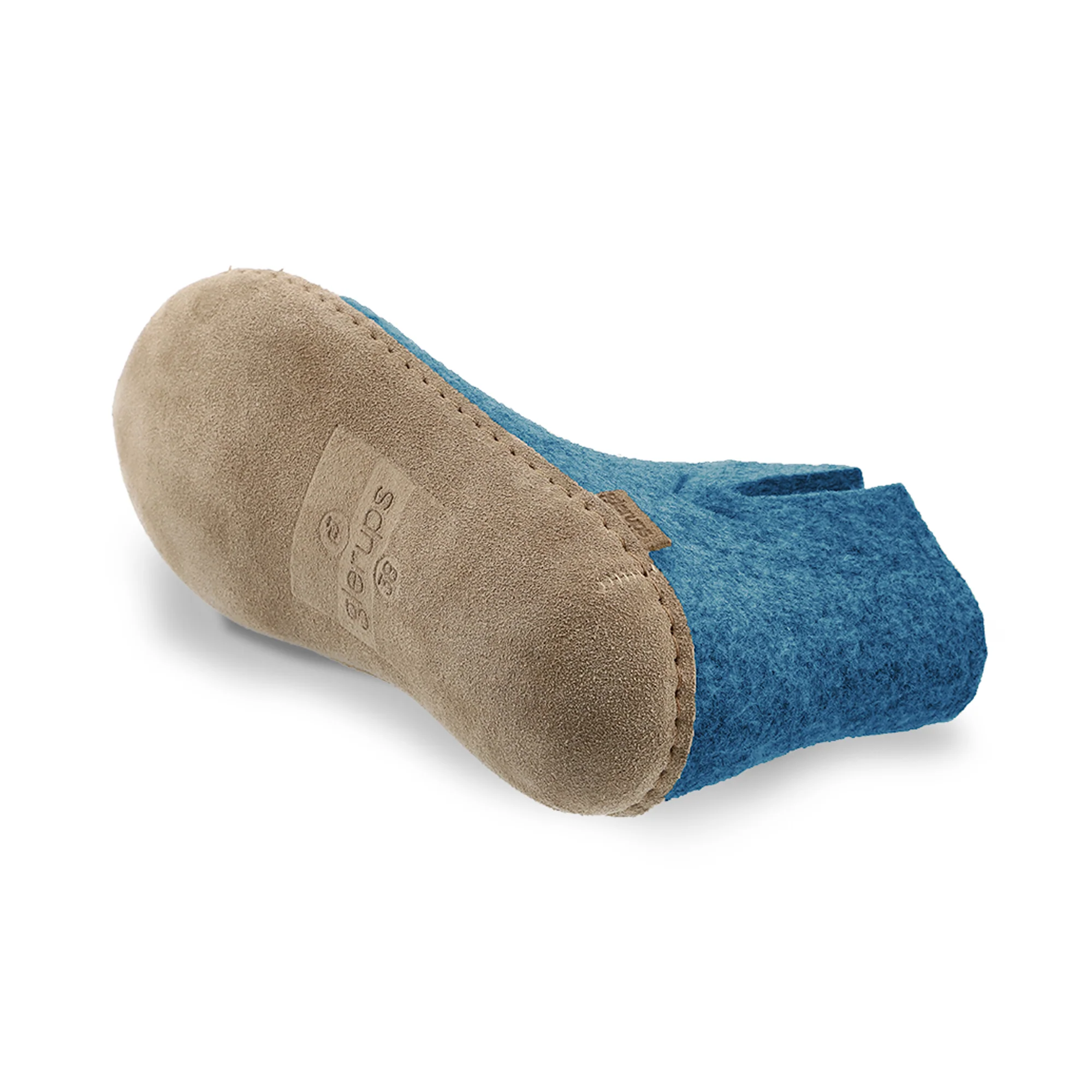 Boot with leather sole - Petrol - Image 5