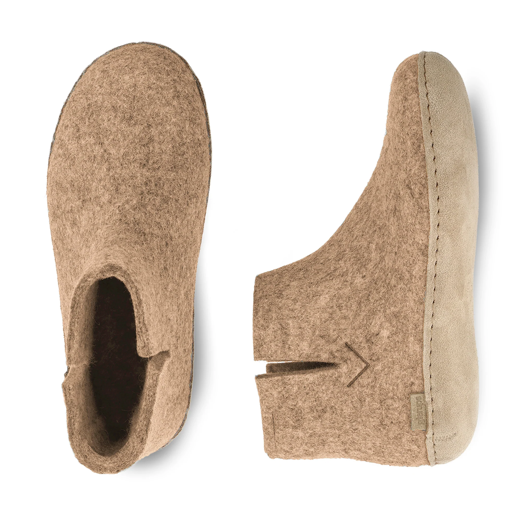Boot with leather sole - Sand - Image 5