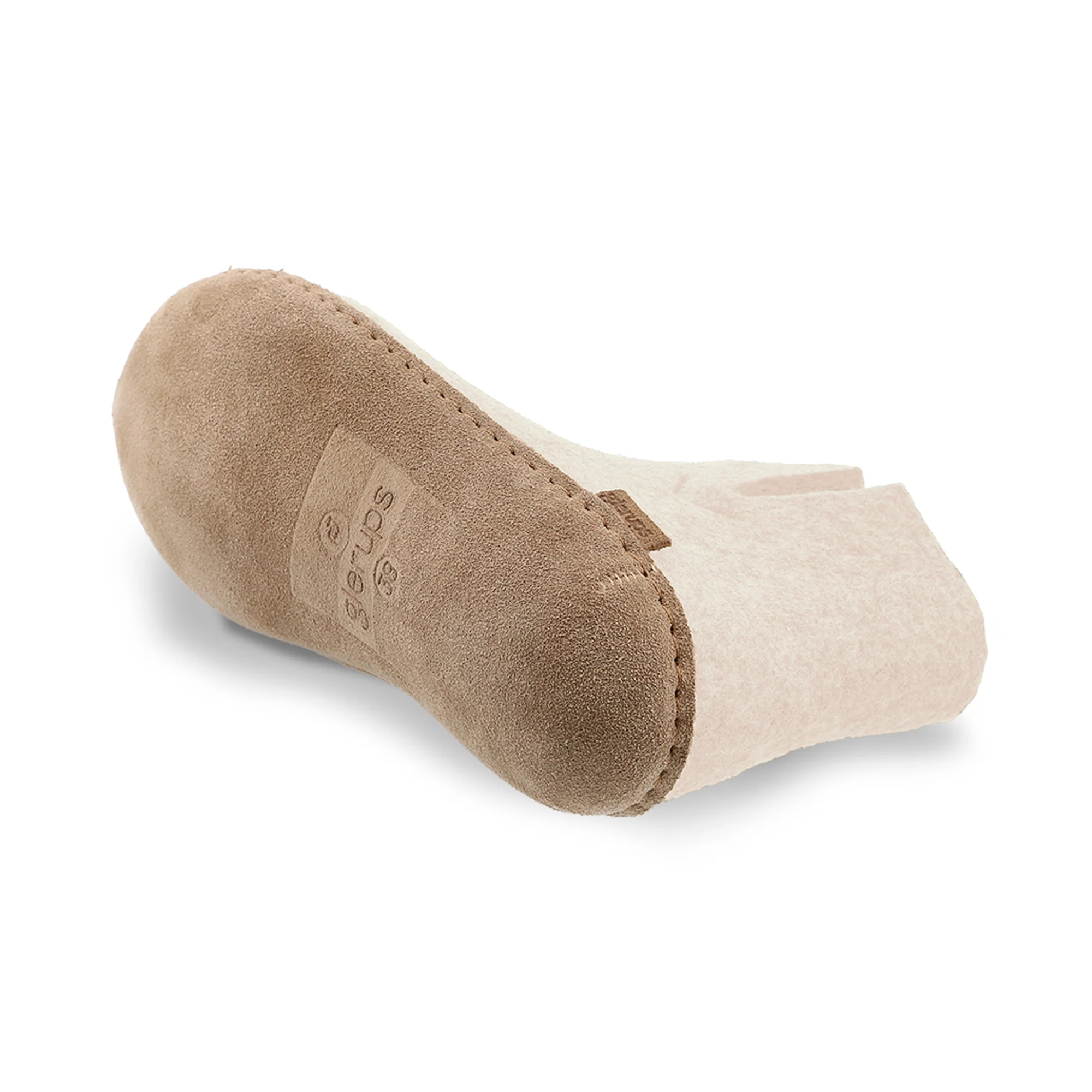 Boot with leather sole - Off white - Image 6
