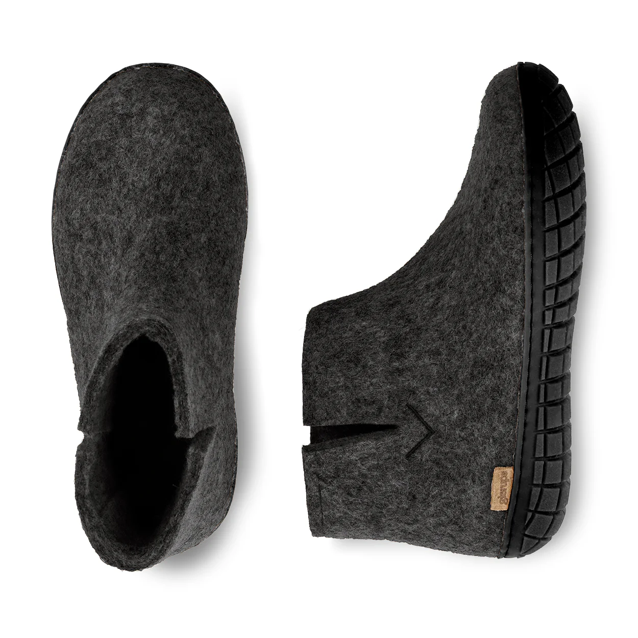 Boot with natural rubber sole - black - Charcoal - Image 5