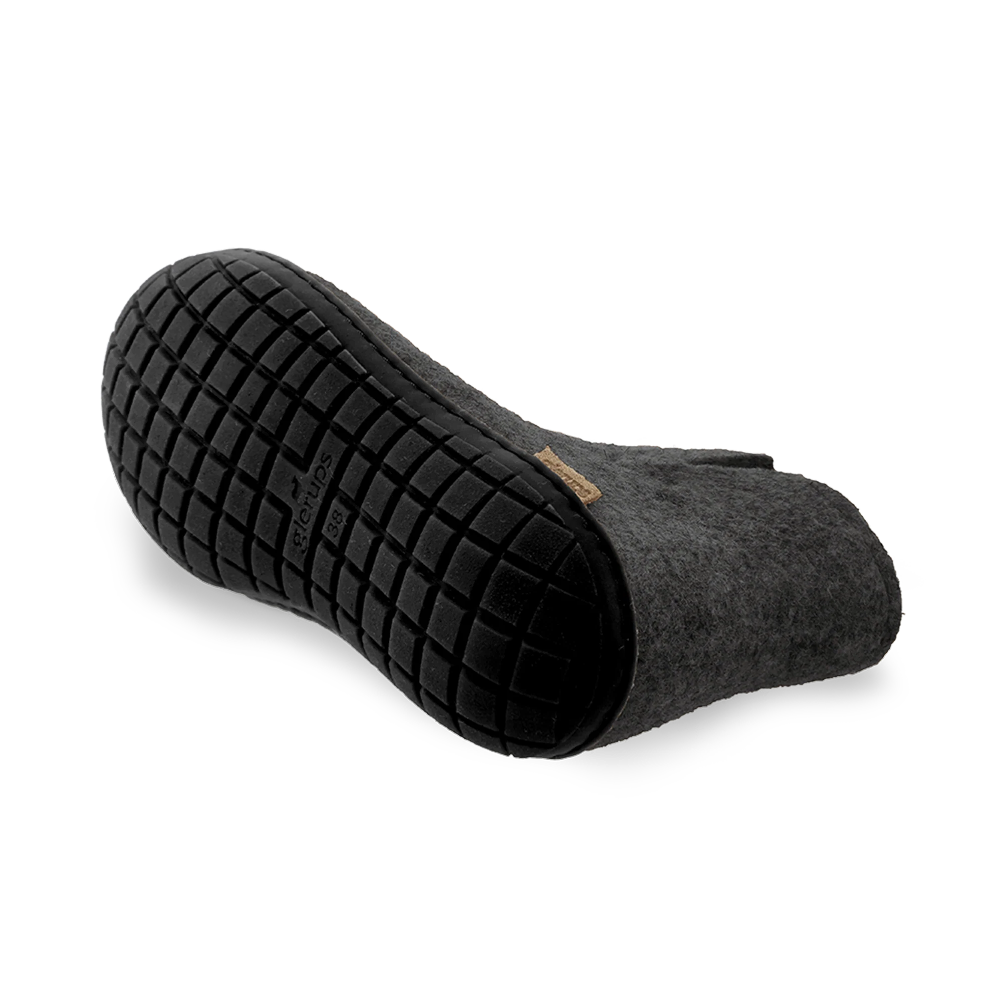 Boot with natural rubber sole - black - Charcoal - Image 6