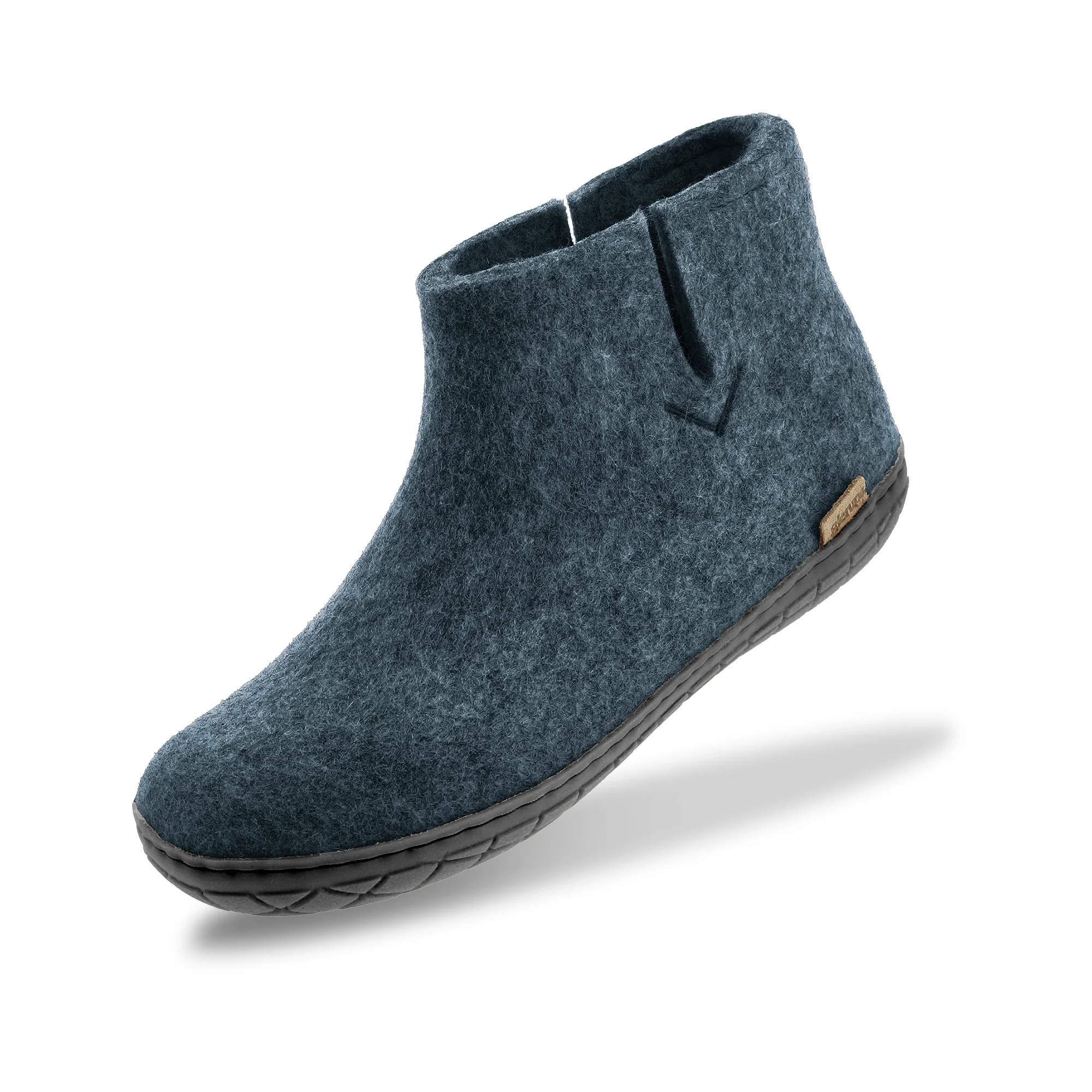 Boot with natural rubber sole - black - Denim - Image 4