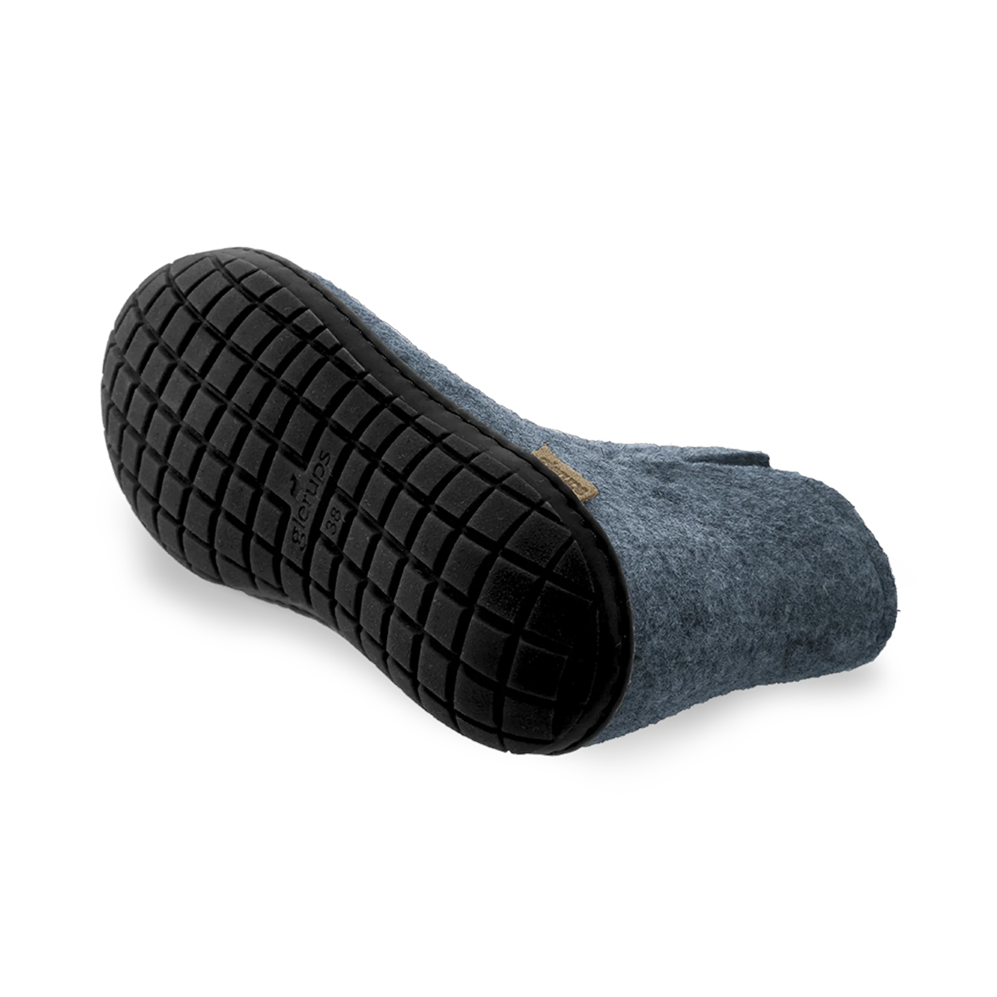 Boot with natural rubber sole - black - Denim - Image 6