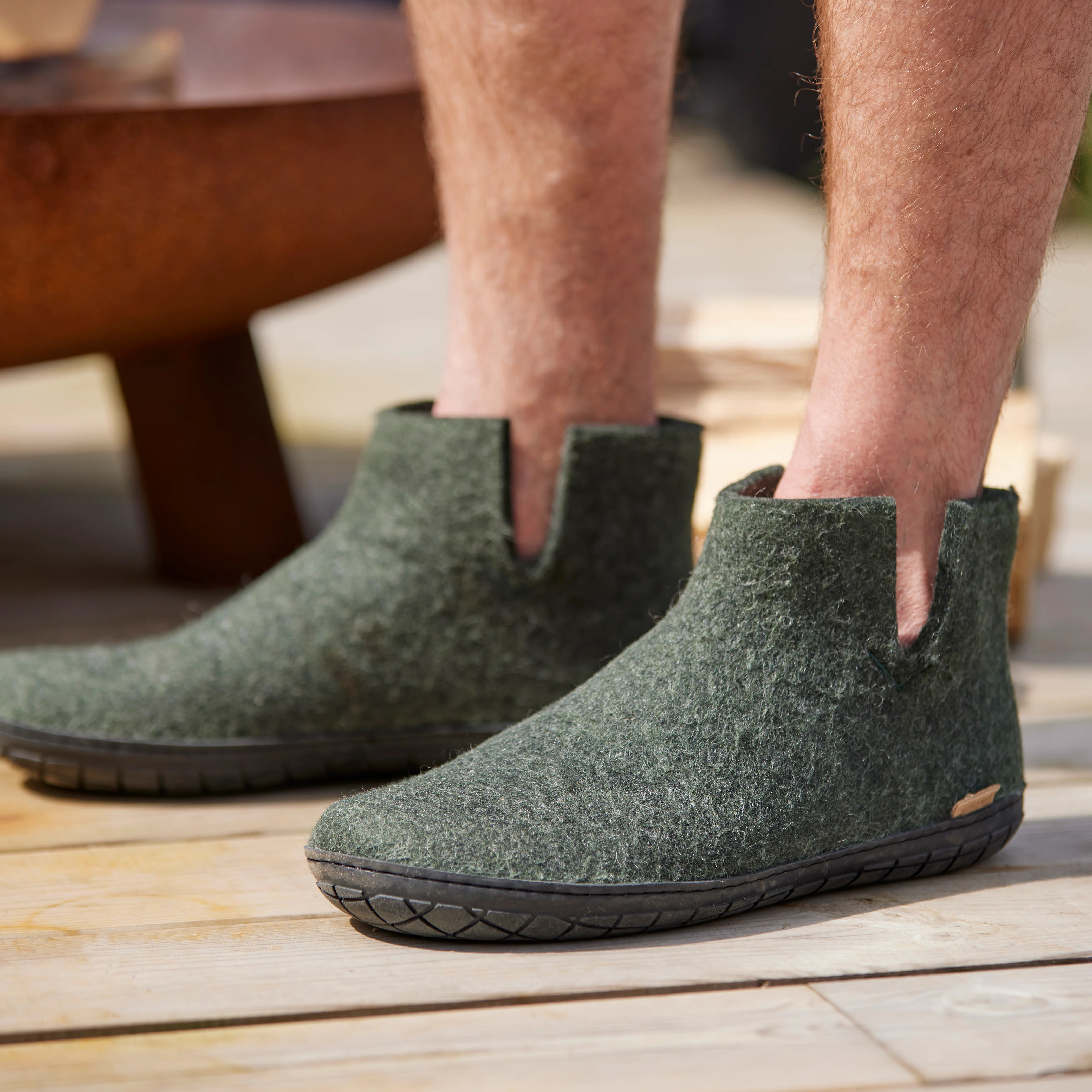 Boot with natural rubber sole - black - Forest - Image 2