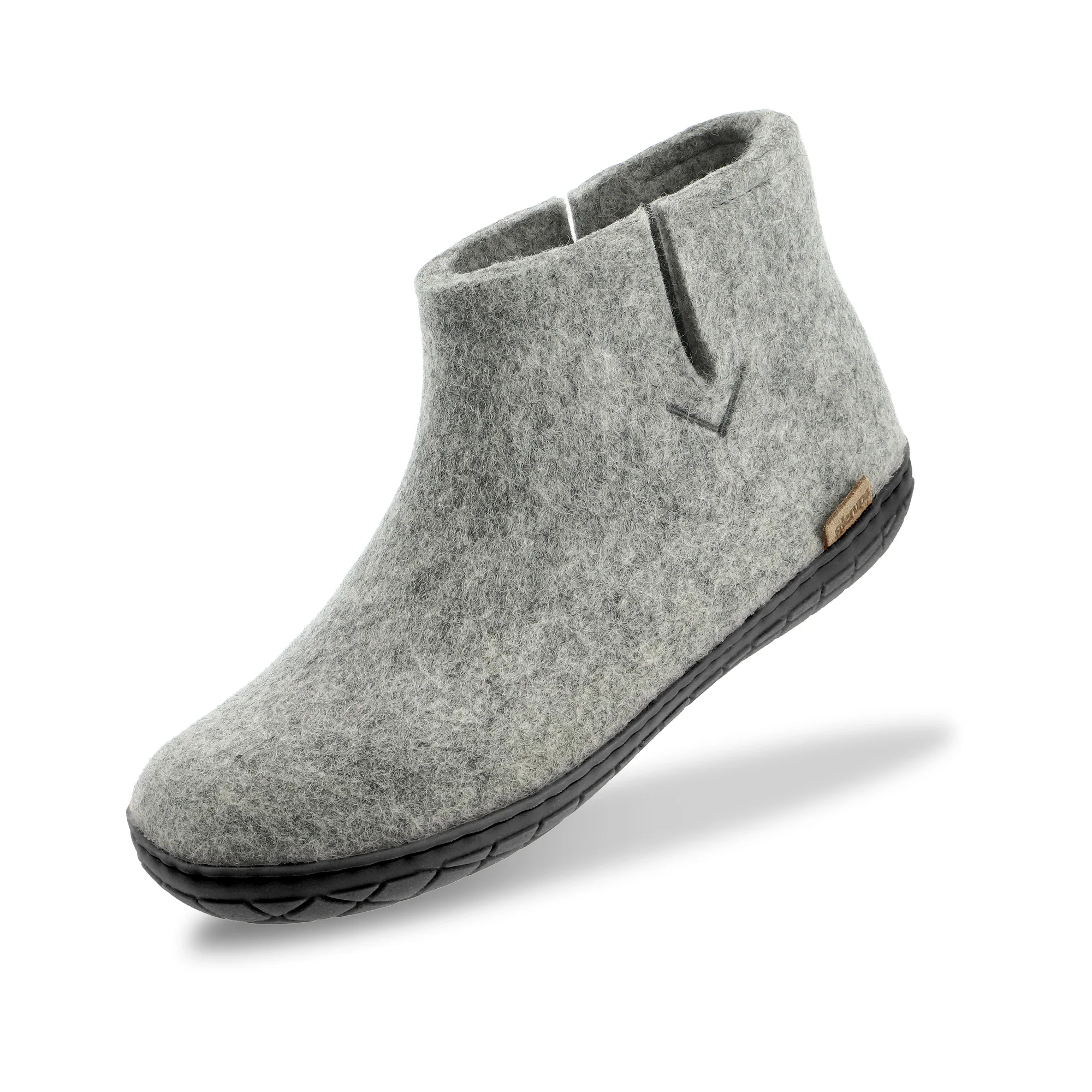 Boot with natural rubber sole - black - Grey - Image 4