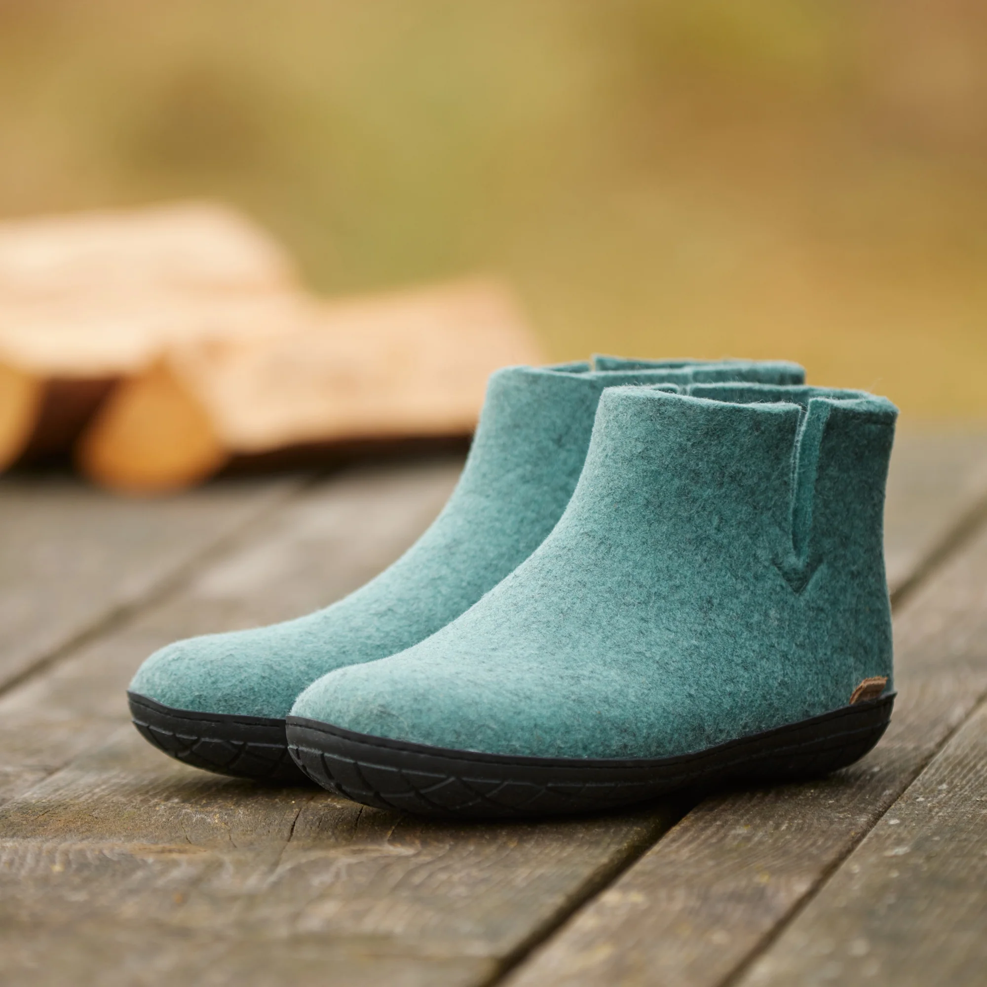 Boot with natural rubber sole - black - North Sea - Image 3