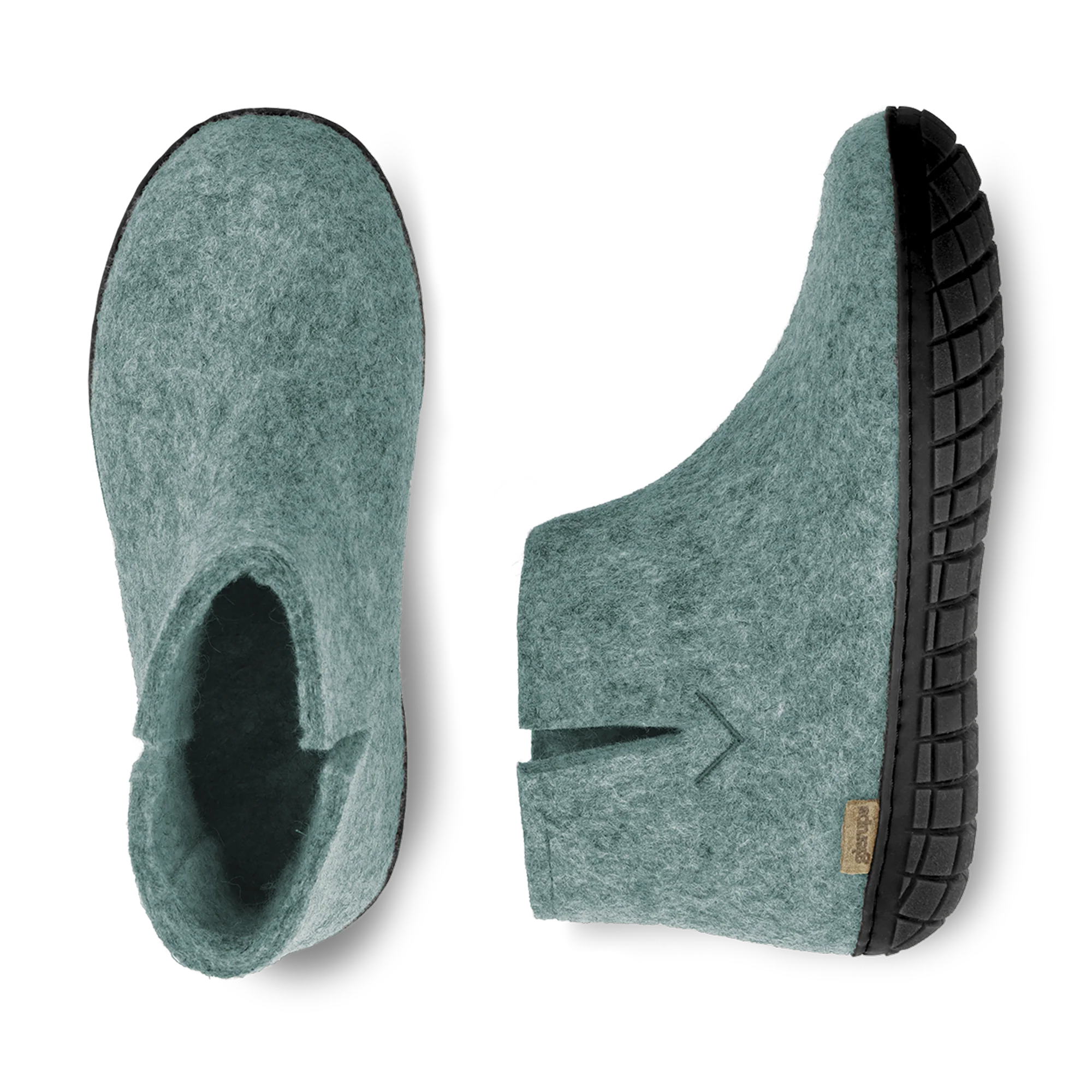 Boot with natural rubber sole - black - North Sea - Image 5