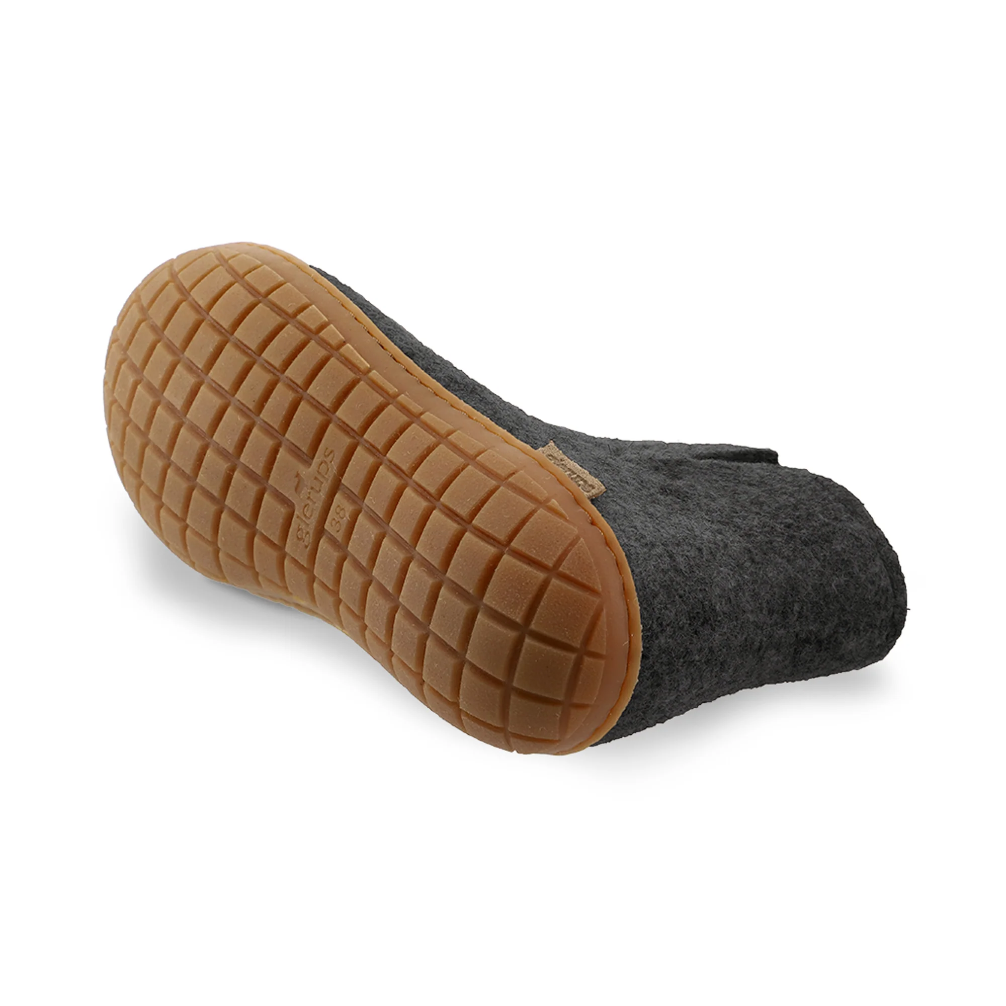 Boot with natural rubber sole - honey - Charcoal - Image 6