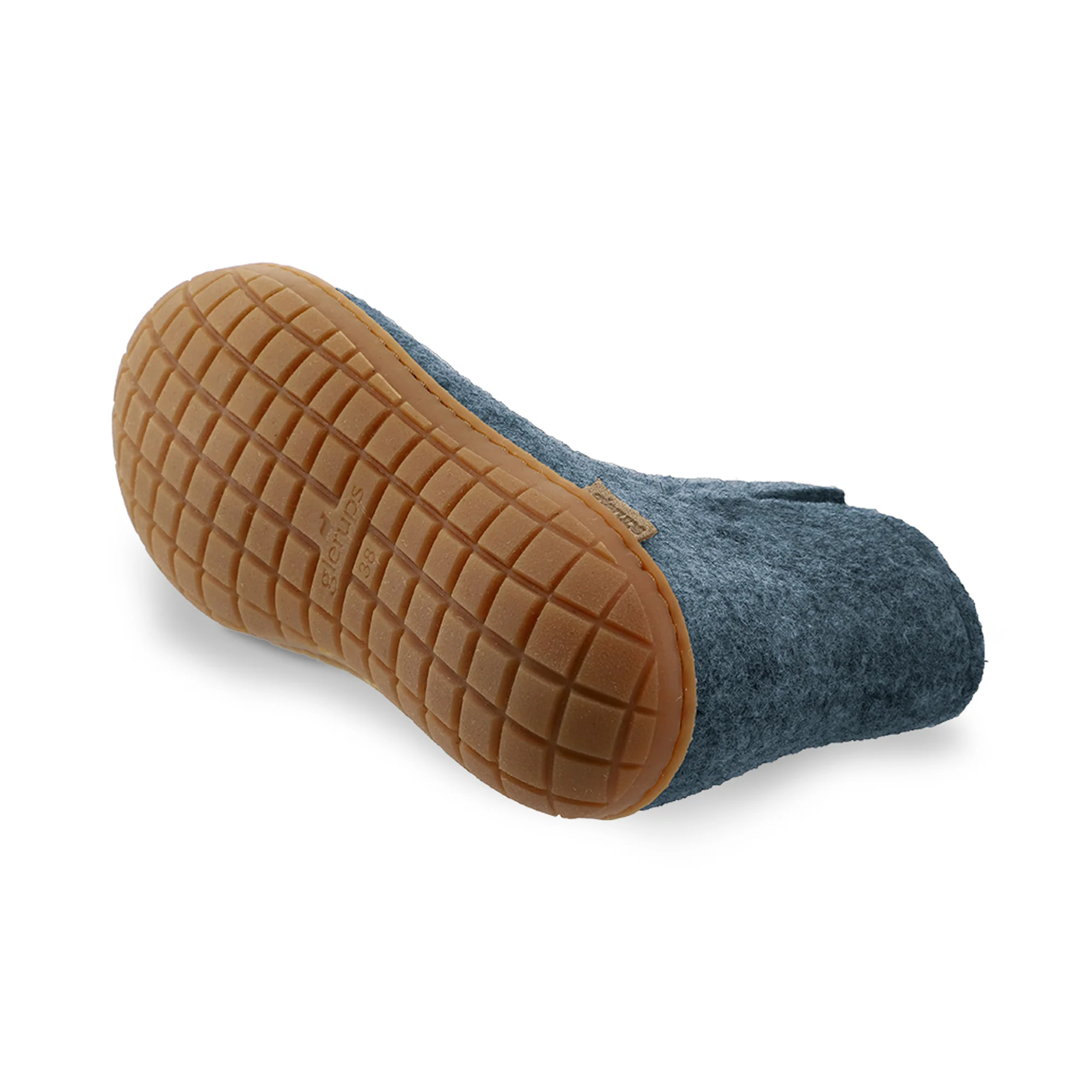 Boot with natural rubber sole - honey - Denim - Image 6