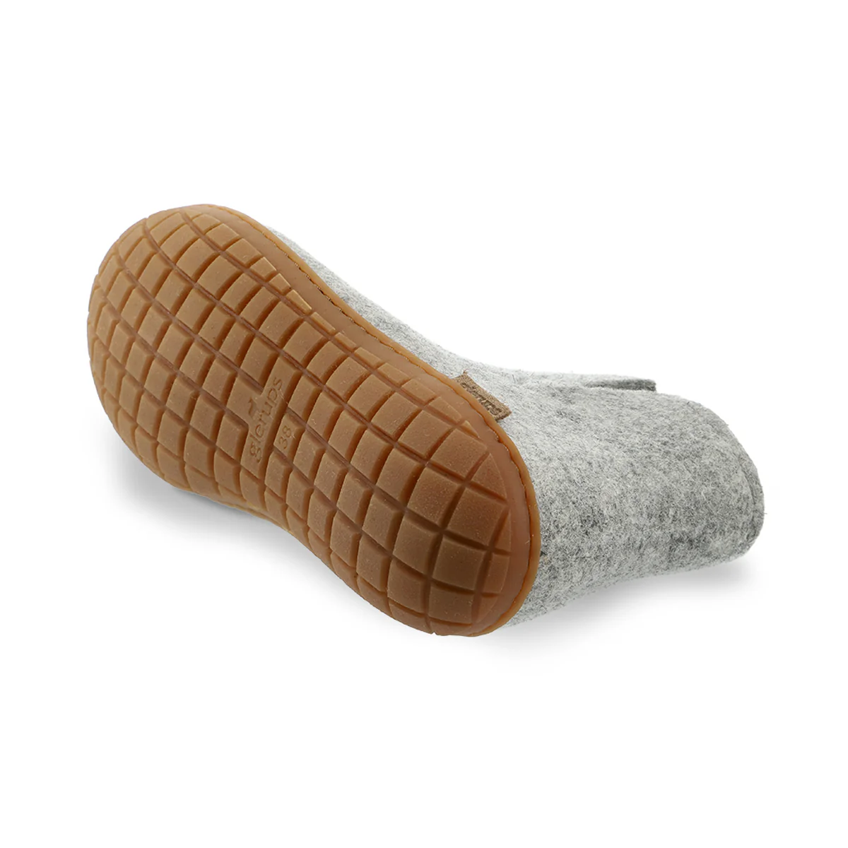 Boot with natural rubber sole - honey - Grey - Image 6