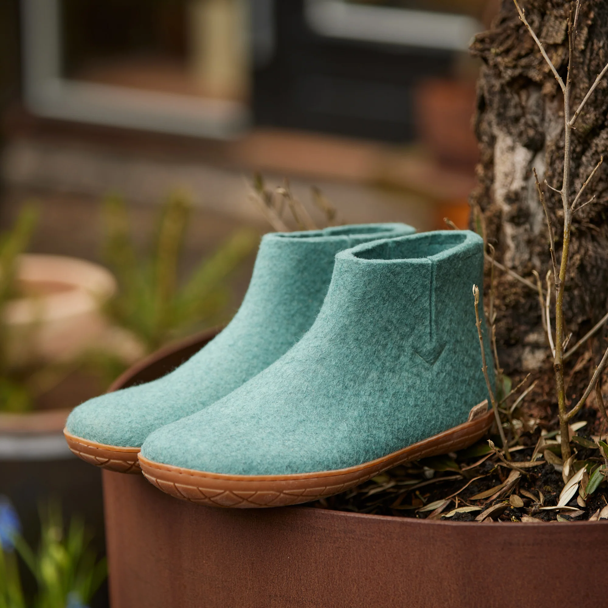 Boot with natural rubber sole - honey - North Sea - Image 3