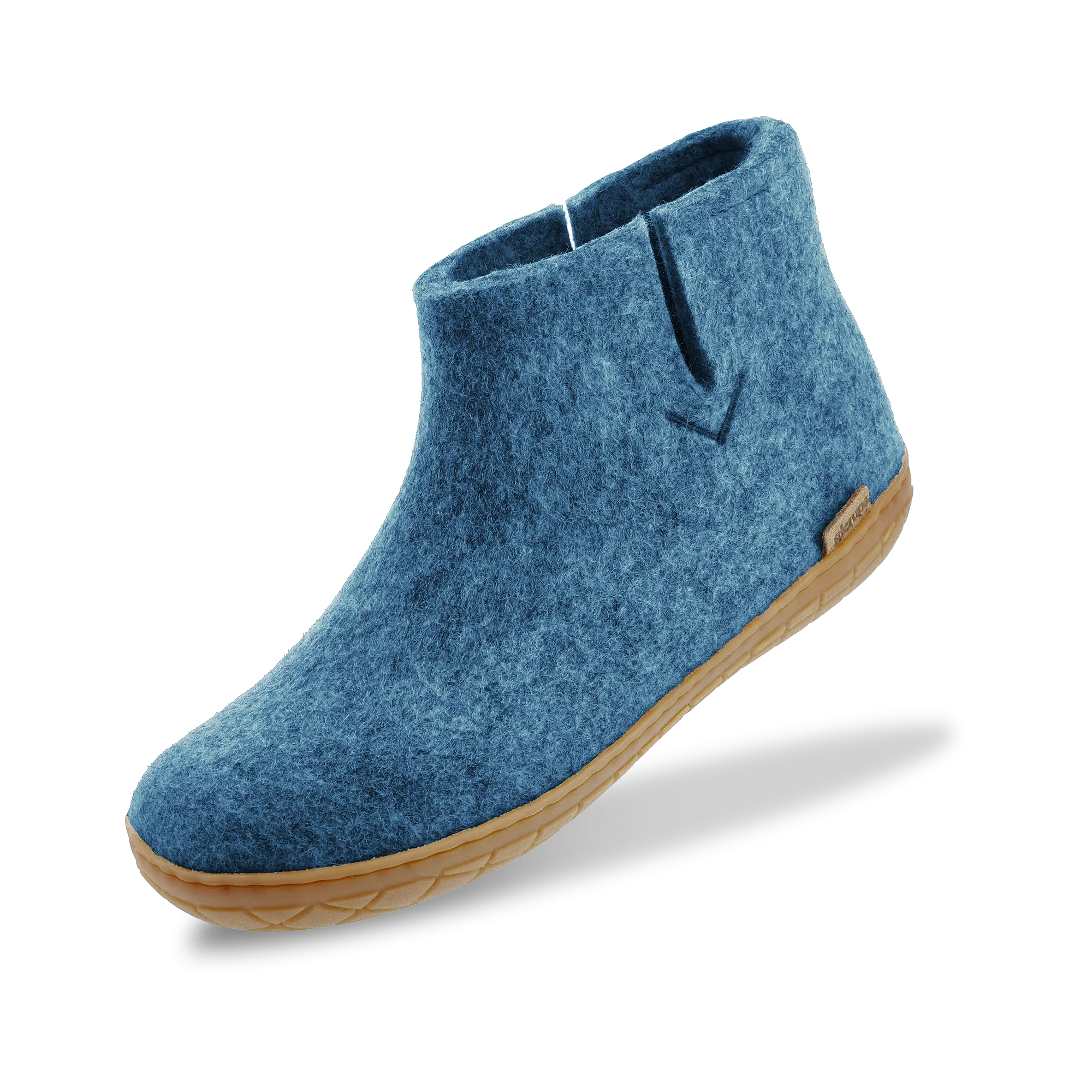 Boot with natural rubber sole - honey - Petrol - Image 4