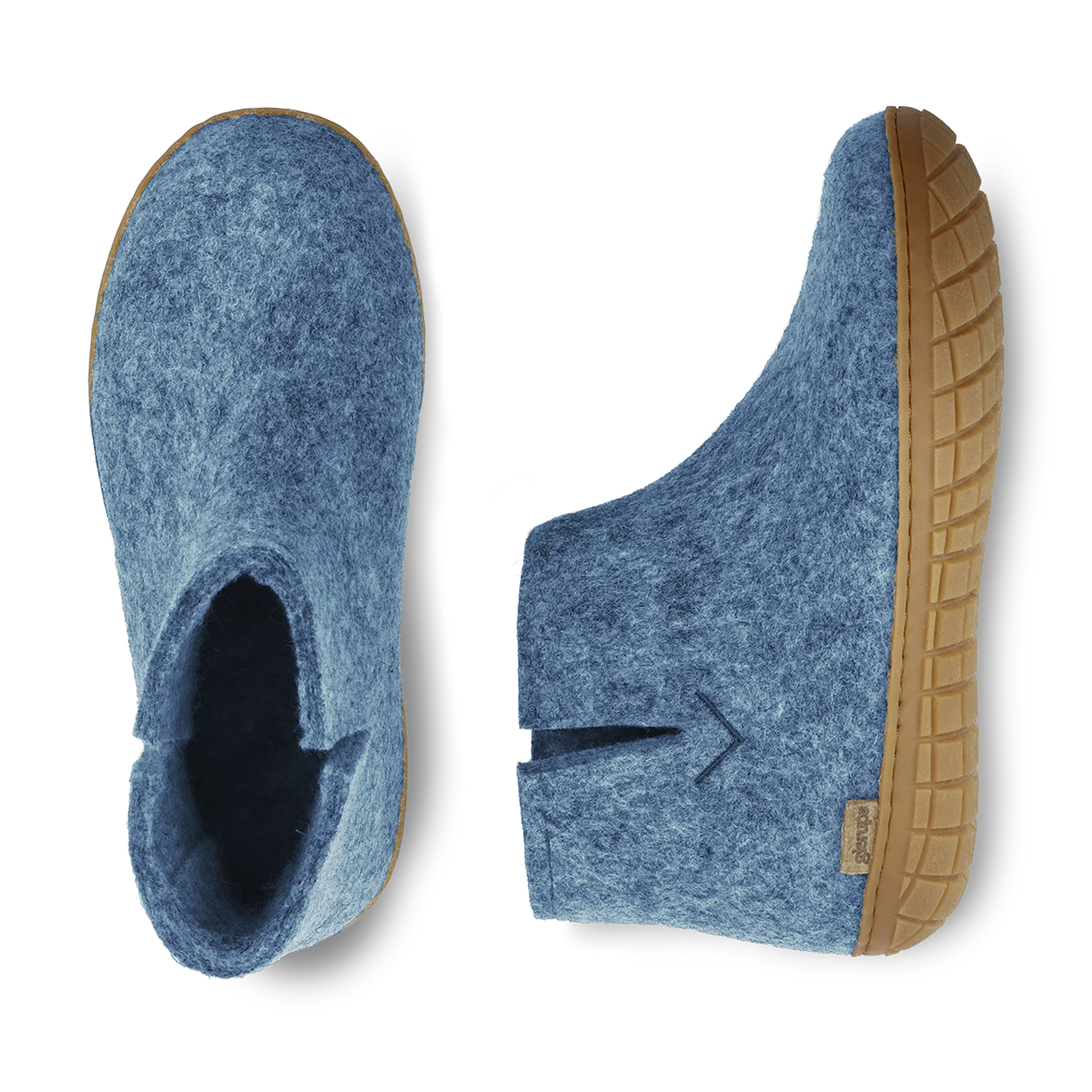 Boot with natural rubber sole - honey - Petrol - Image 5