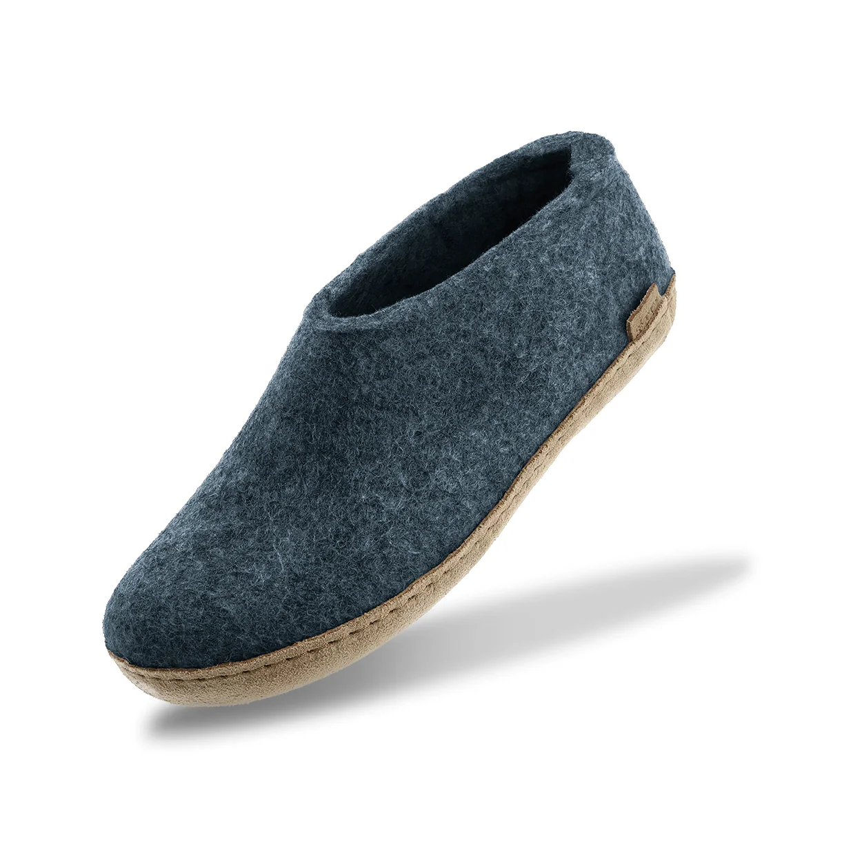 Shoe with leather sole - Denim - Image 4