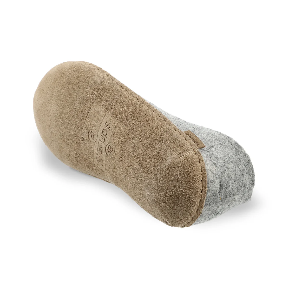 Shoe with leather sole - Grey - Image 6