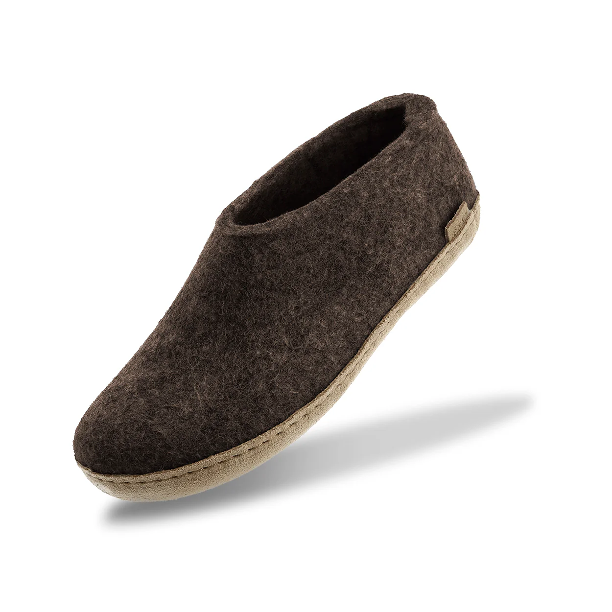 Shoe with leather sole - Chestnut - Image 4