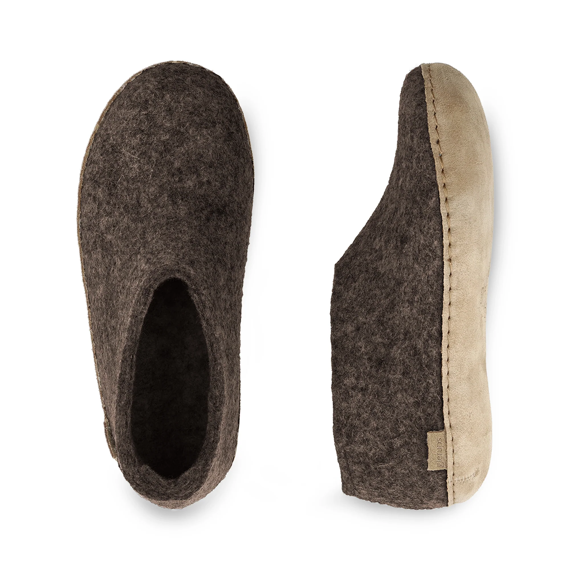 Shoe with leather sole - Chestnut - Image 5