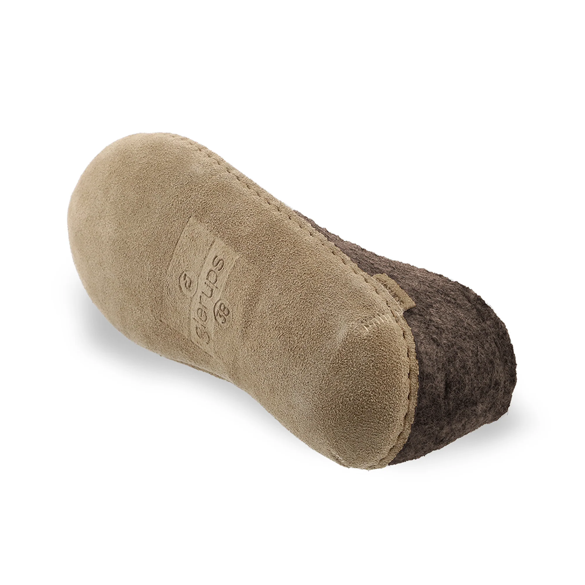 Shoe with leather sole - Chestnut - Image 6