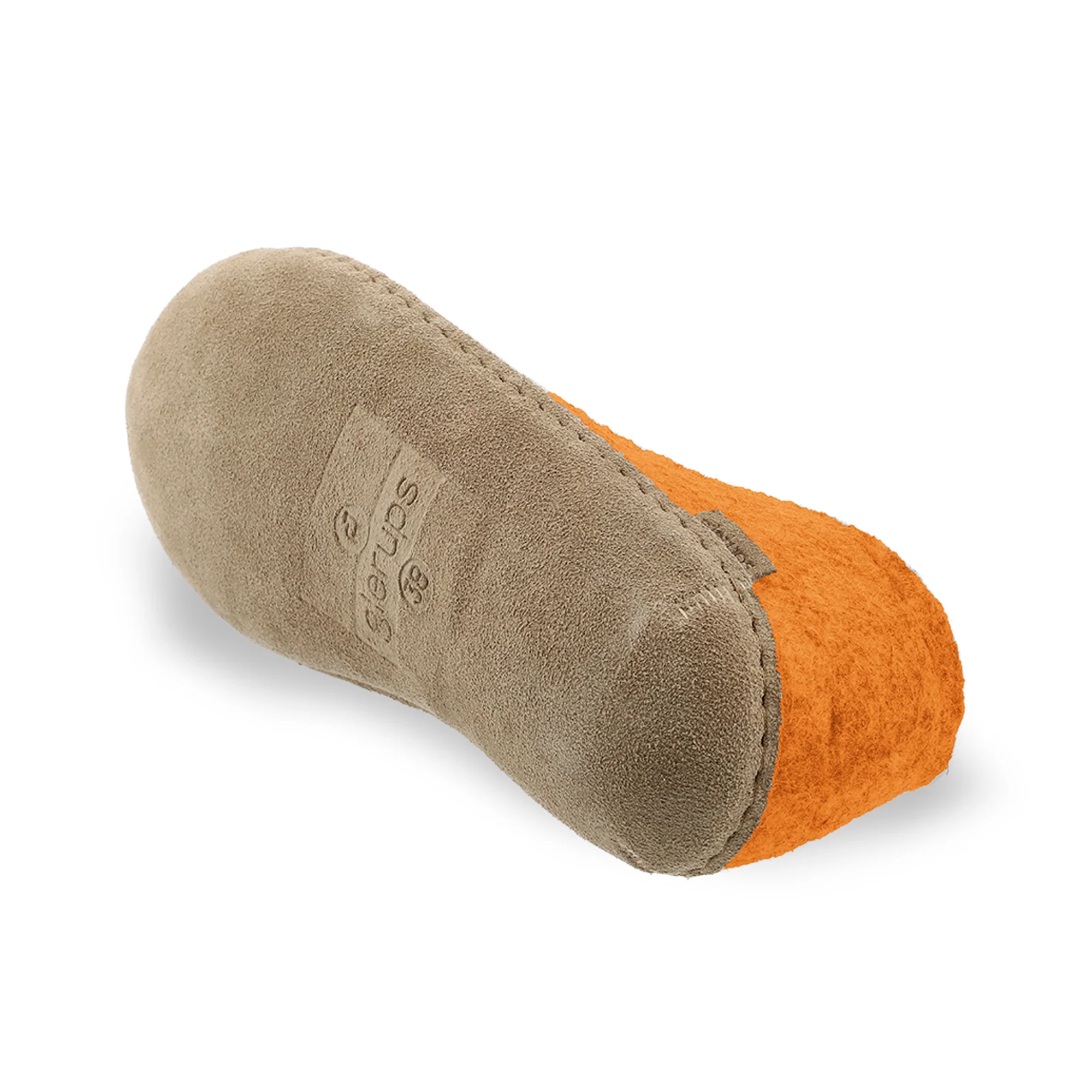 Shoe with leather sole - Orange - Image 6