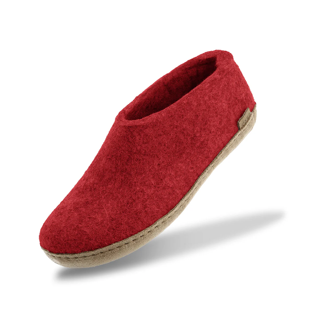 Shoe with leather sole - Red - Image 4