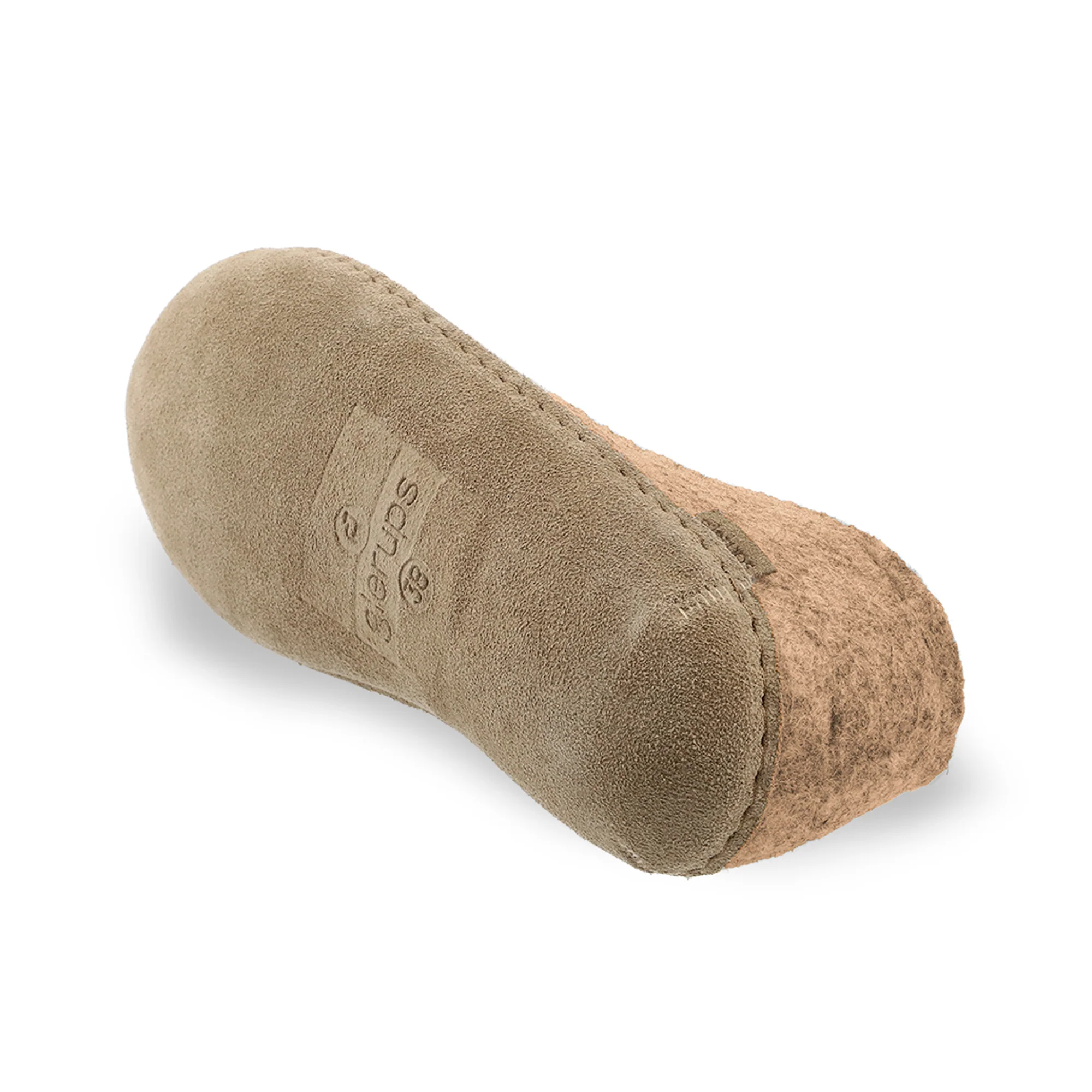 Shoe with leather sole - Sand - Image 5
