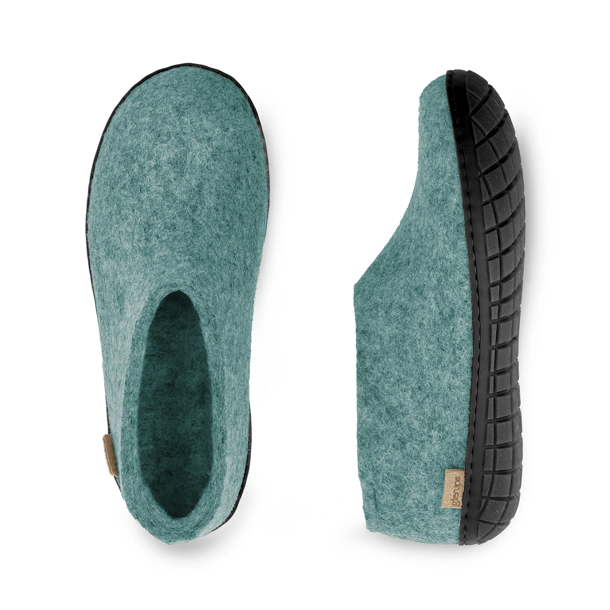 Shoe with natural rubber sole - black - North Sea - Image 5