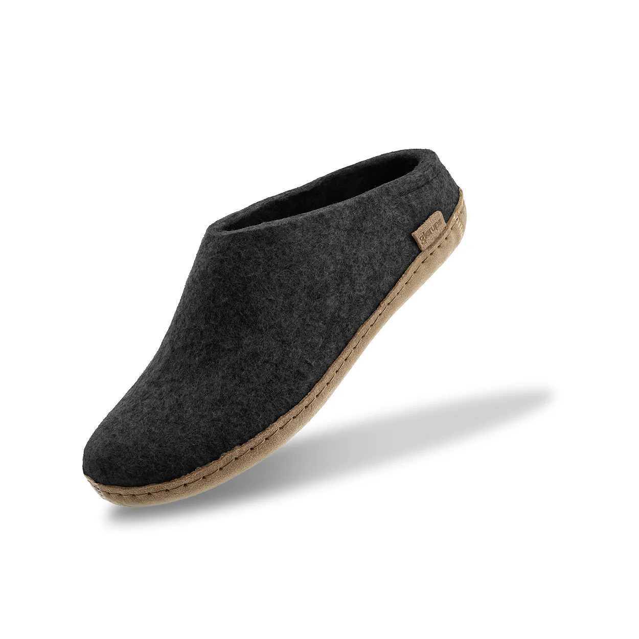 Slip-on with leather sole - Charcoal - Image 4