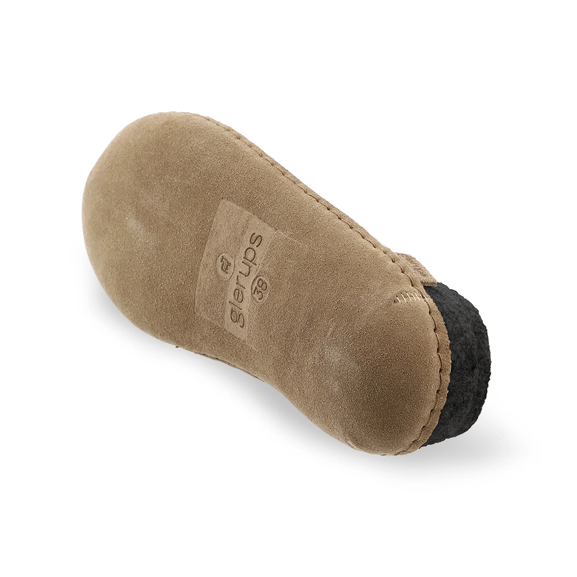 Slip-on with leather sole - Charcoal - Image 6